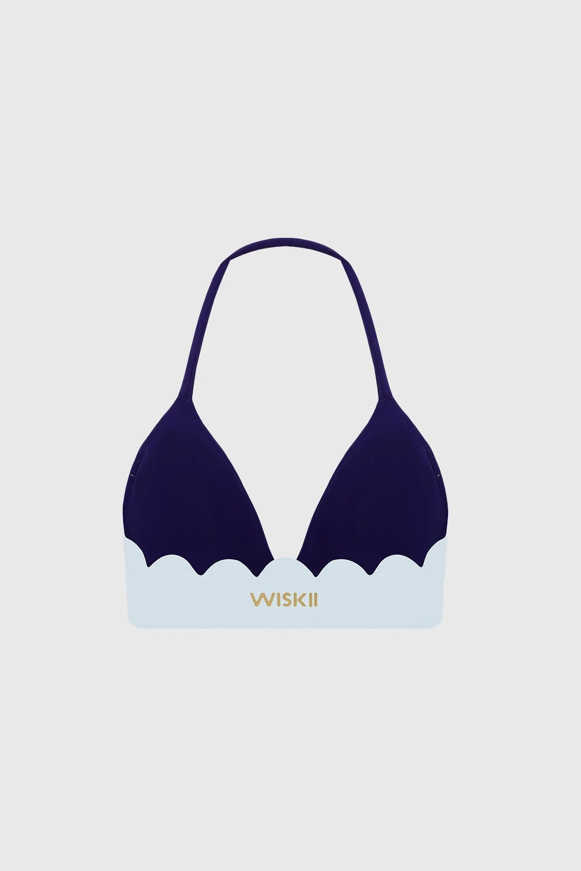 Scallop Contour Halter Bra