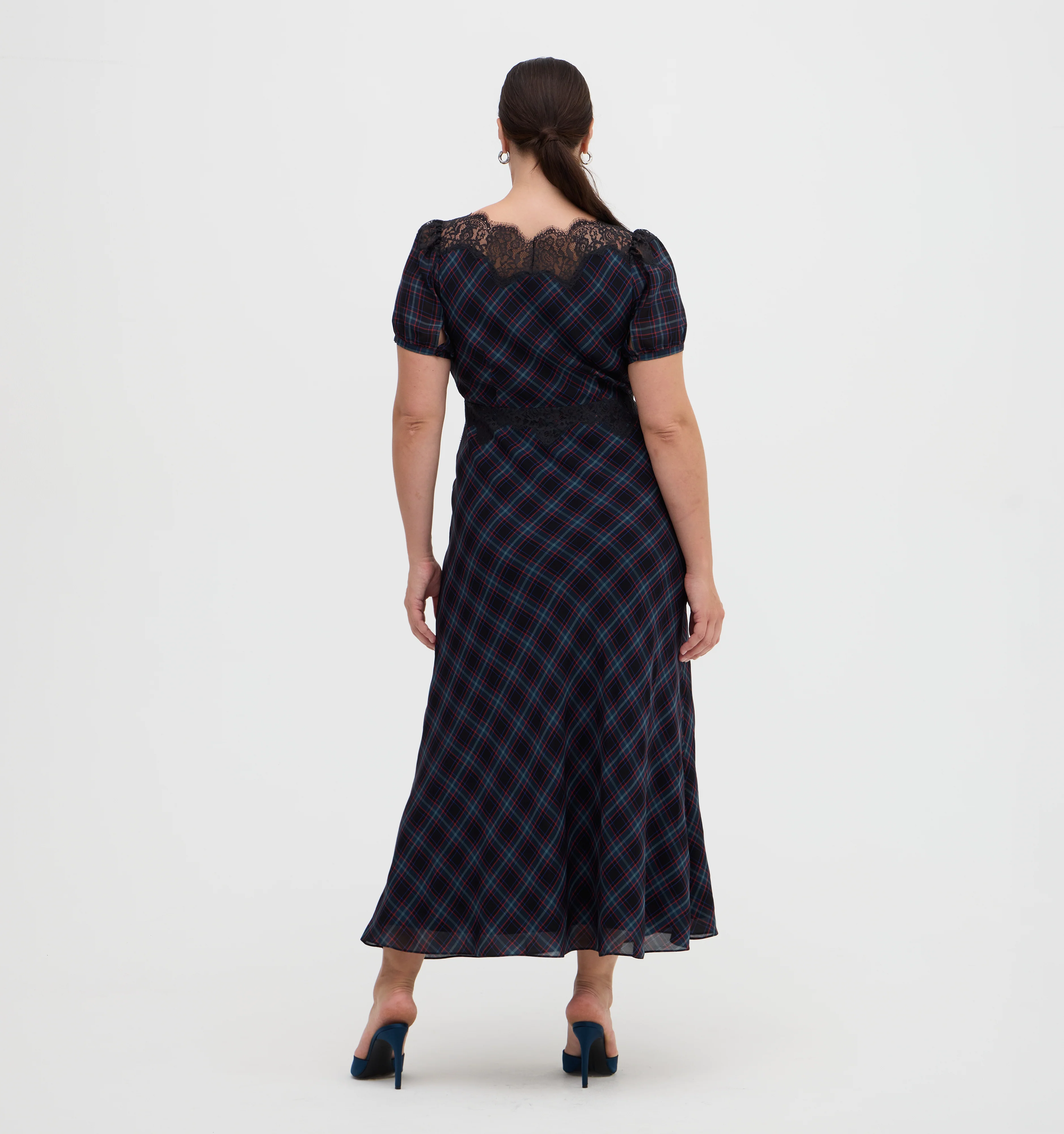 The Oakley Dress - Jewel Tartan