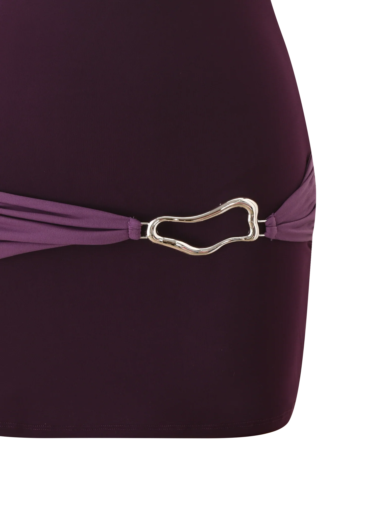 Eos Mini Dress - Aubergine And Iris
