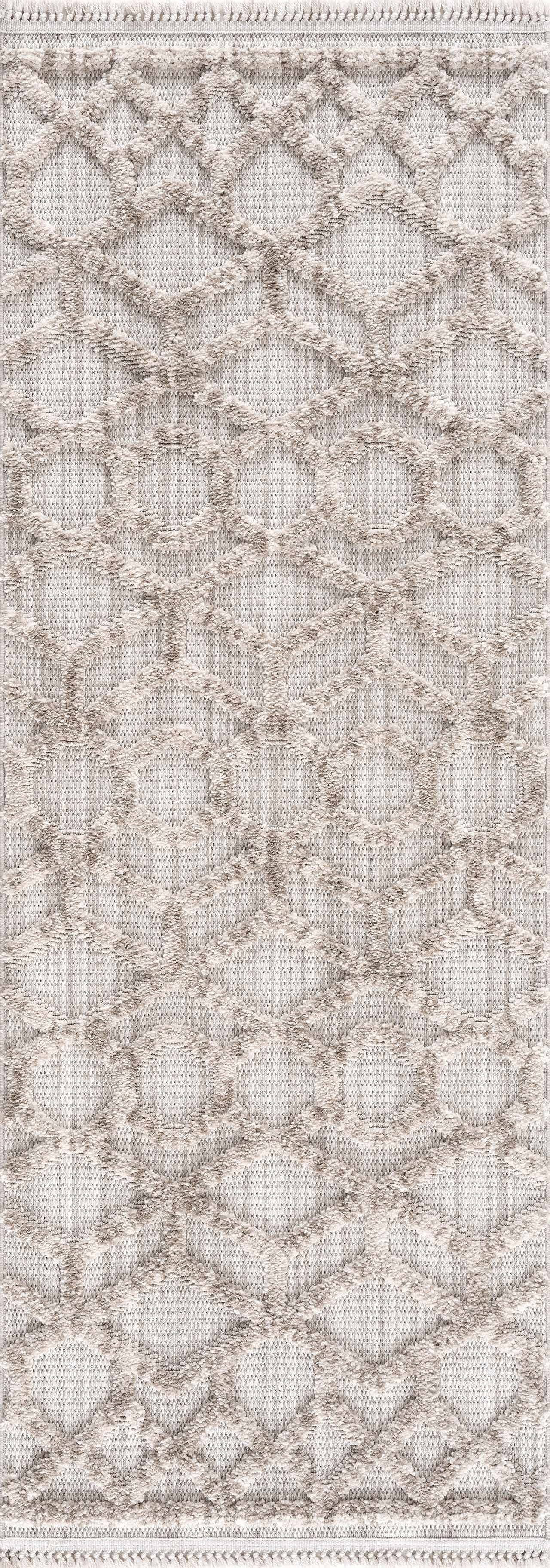 Modern Moroccan Trellis Area Rug