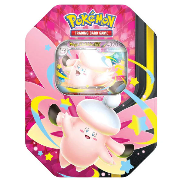 Pokémon TCG: Mega Moonlit Collectible Tin Box (Ships Assorted) Gengar or Clefable