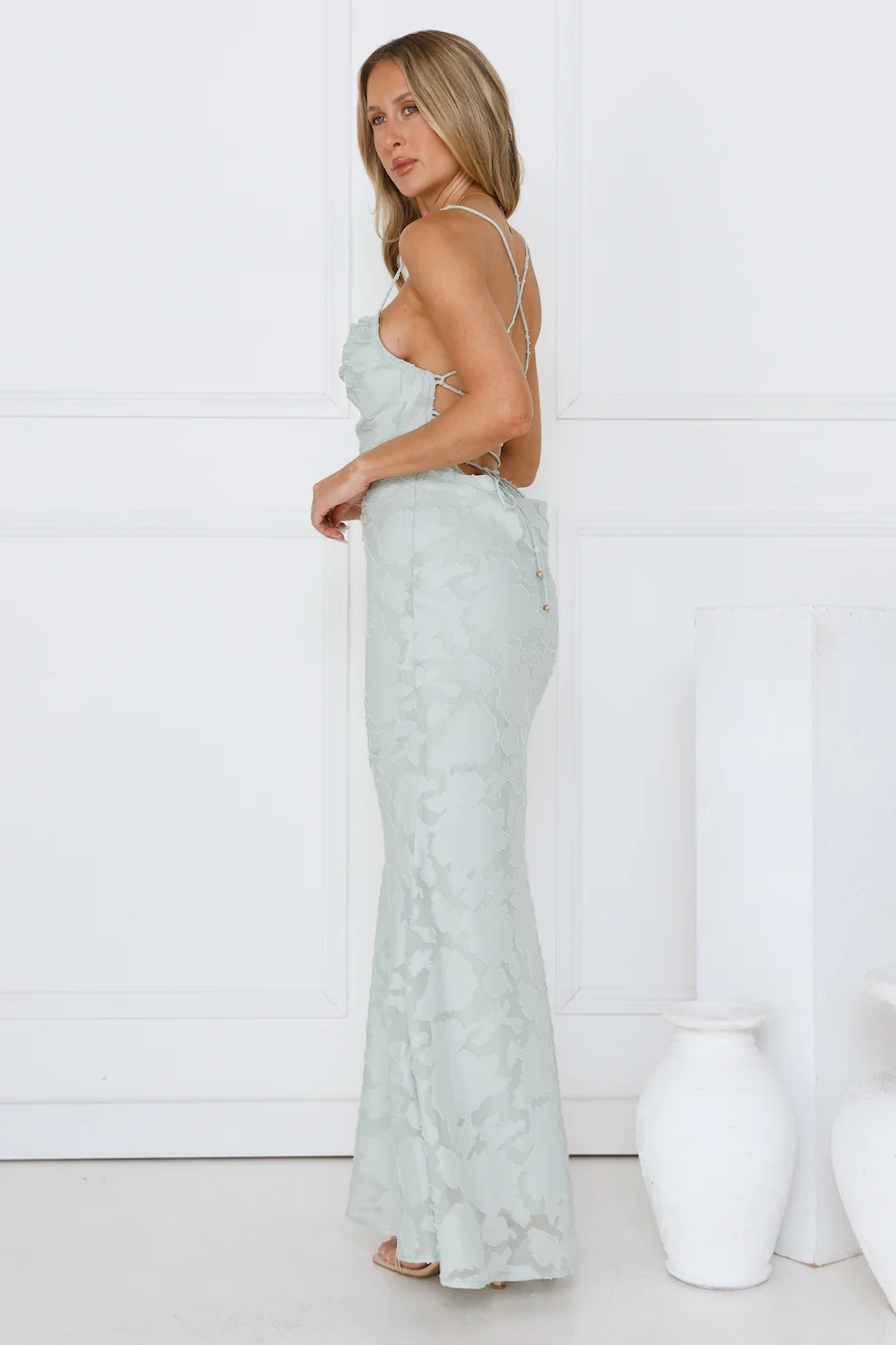 Bridge To Wonderland Maxi Dress Sage