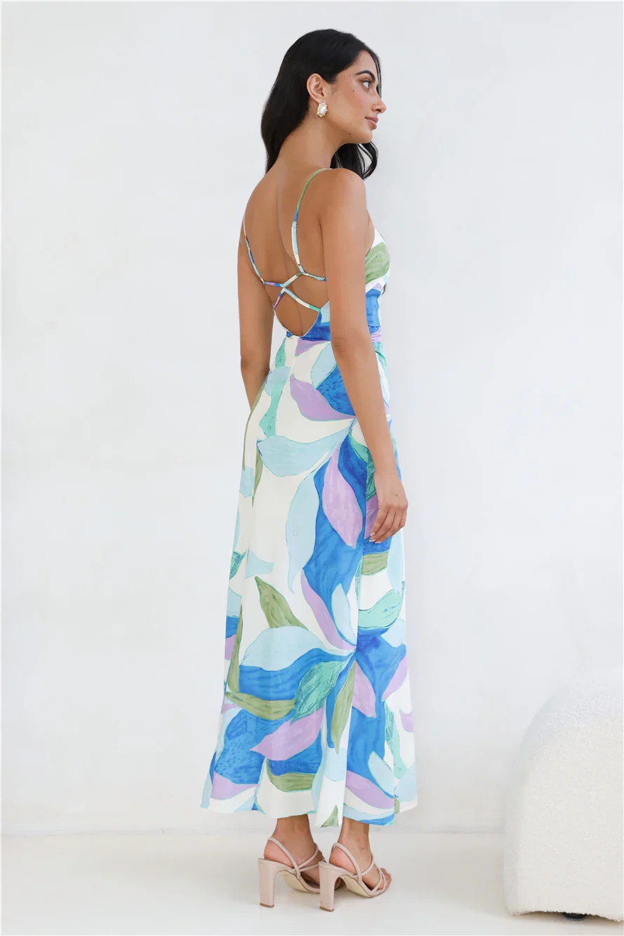 Technicolor Love Maxi Dress Print