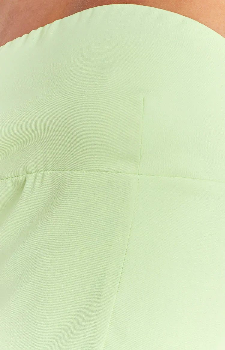 Lauren Green Strapless Mini Dress