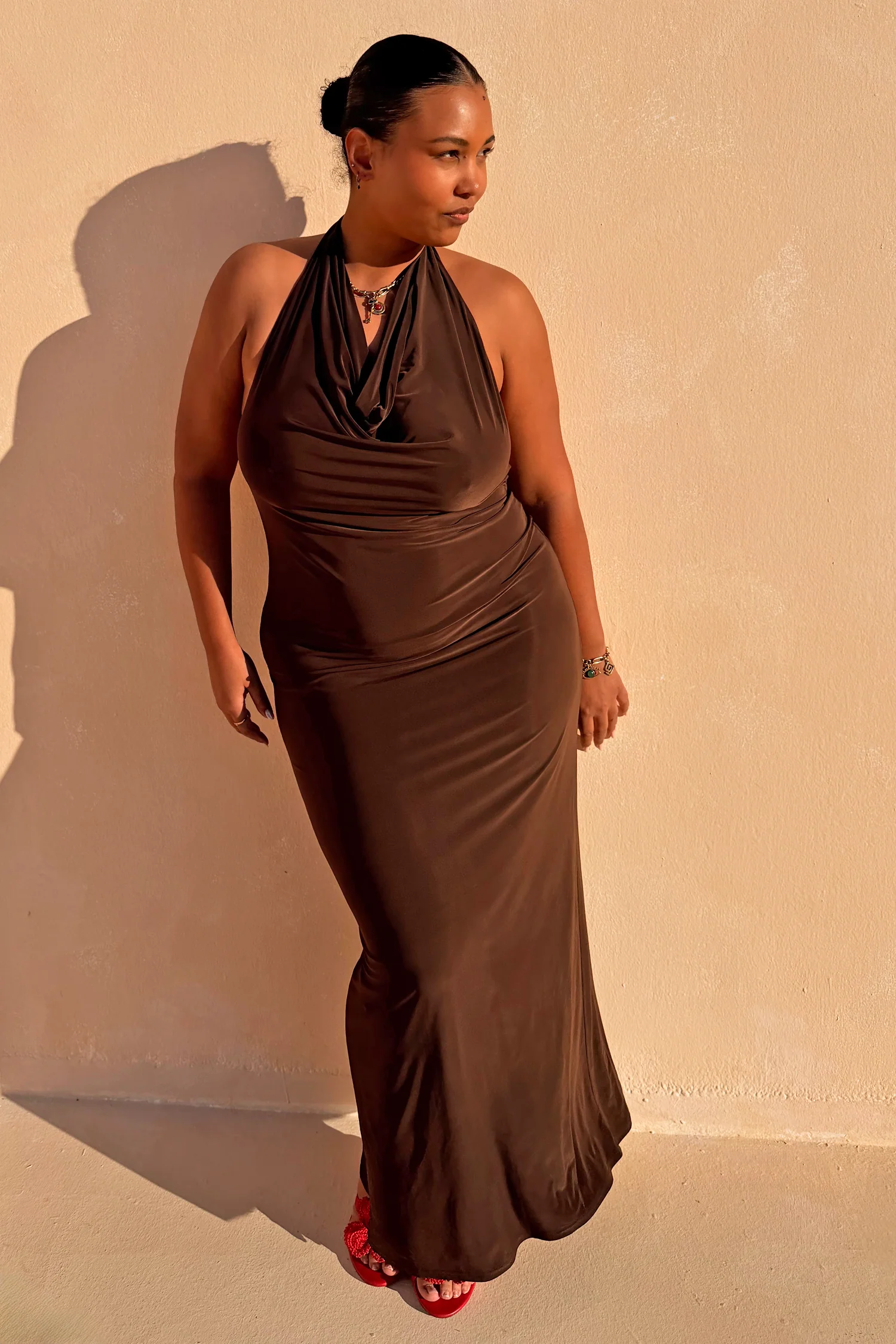 Chocolate Sabine Dress