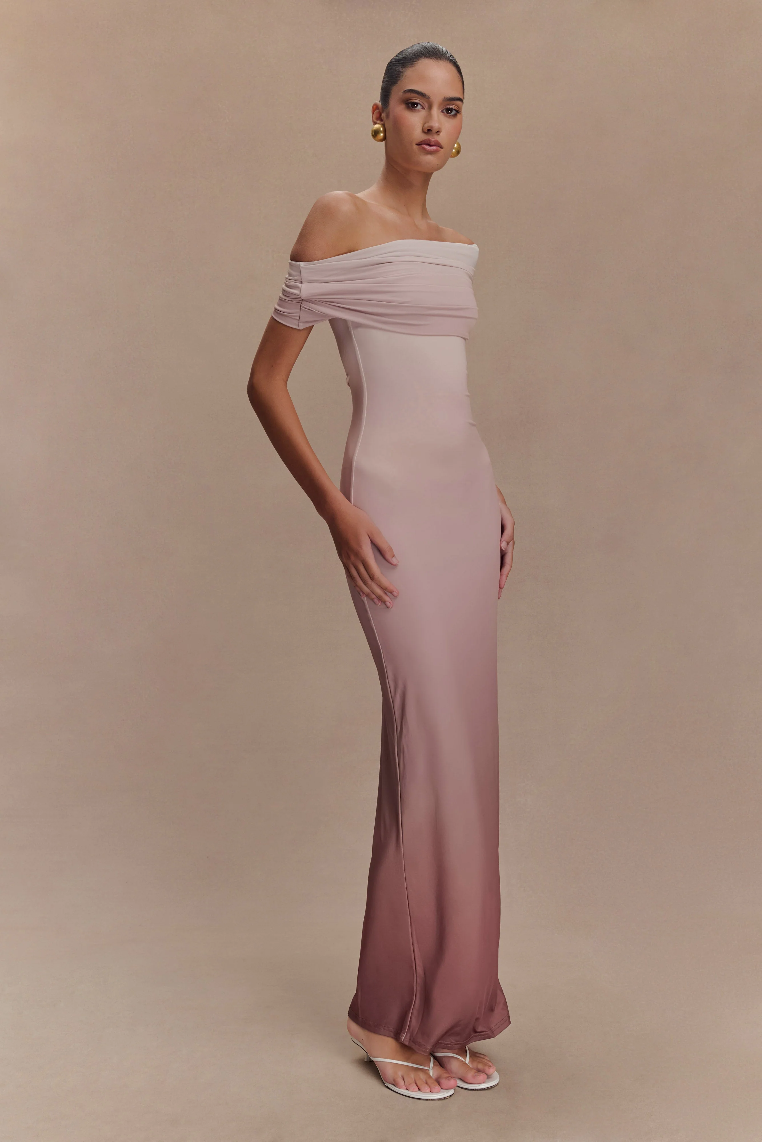 Cassandra-Off-Shoulder-Slinky-Maxi-Dress-Neutral-Ombre
