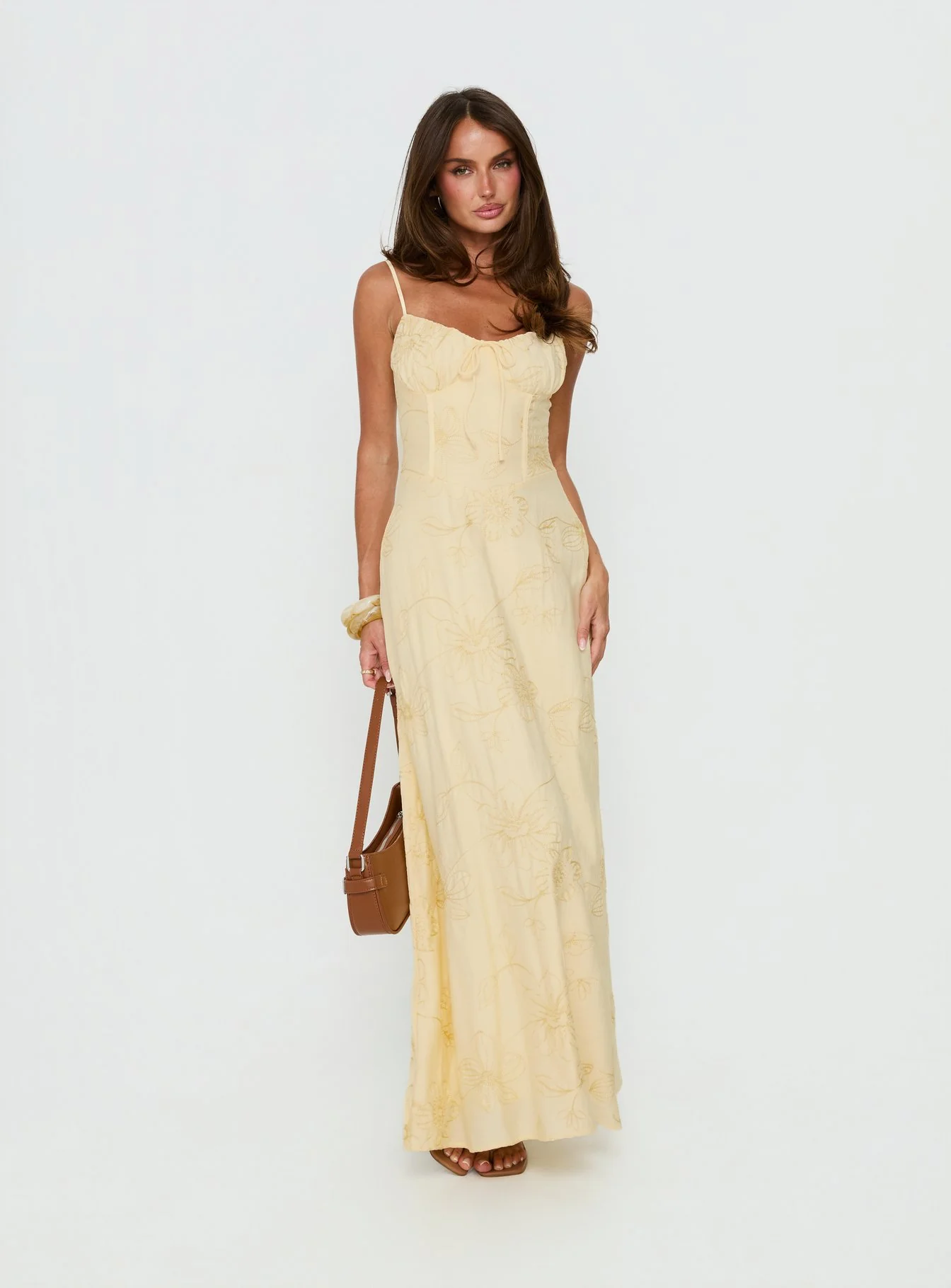 Members Only Maxi Dress Lemon