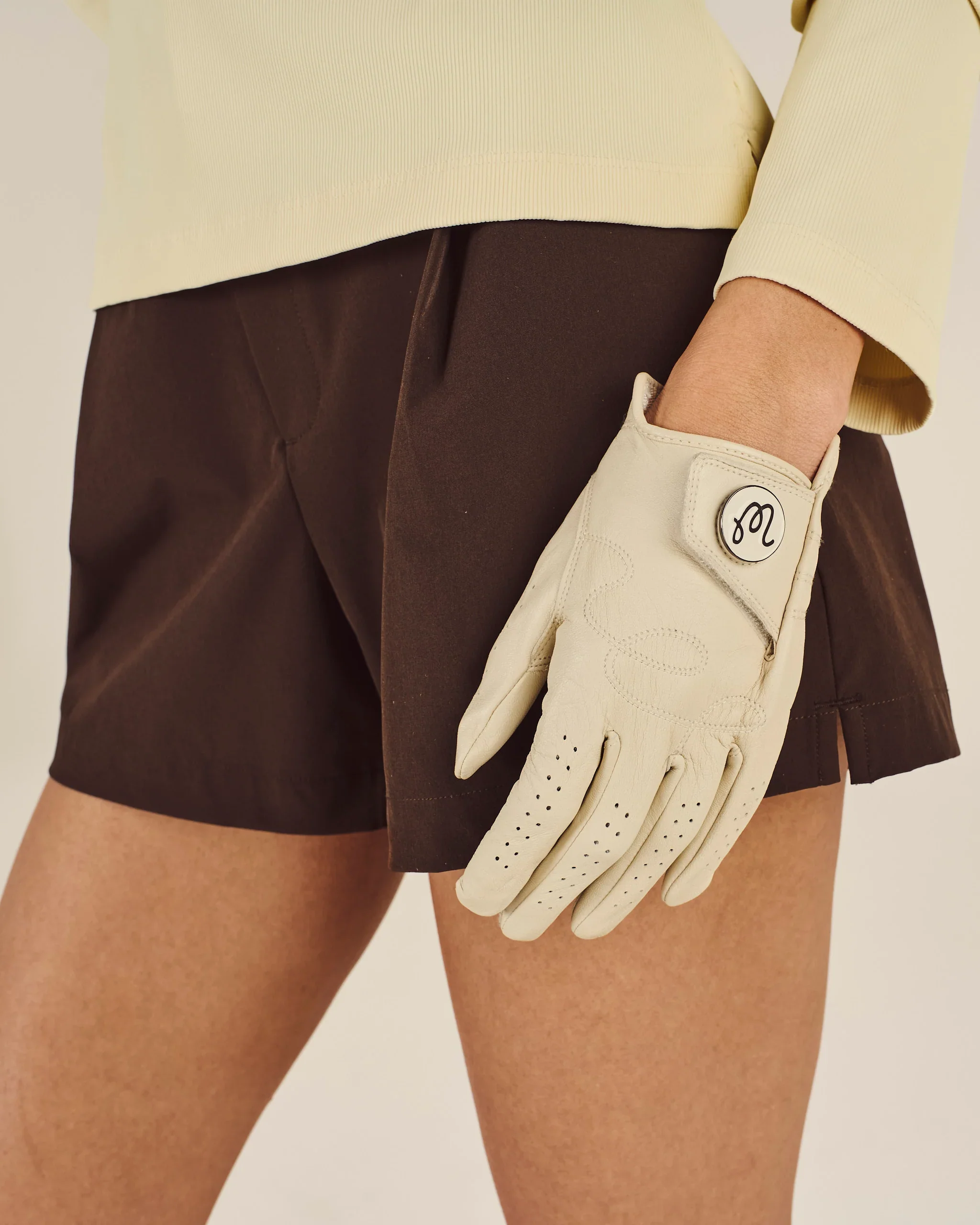 Manuela Glove - Cream / Black