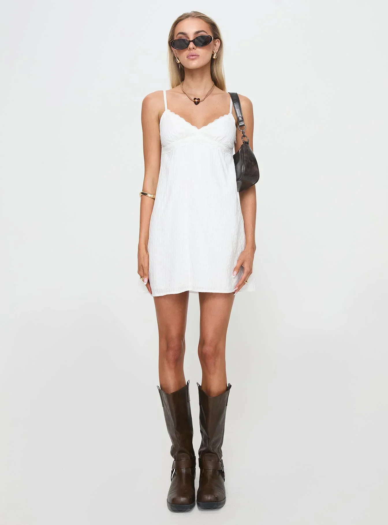 Lunya Mini Dress White - luluinthesky