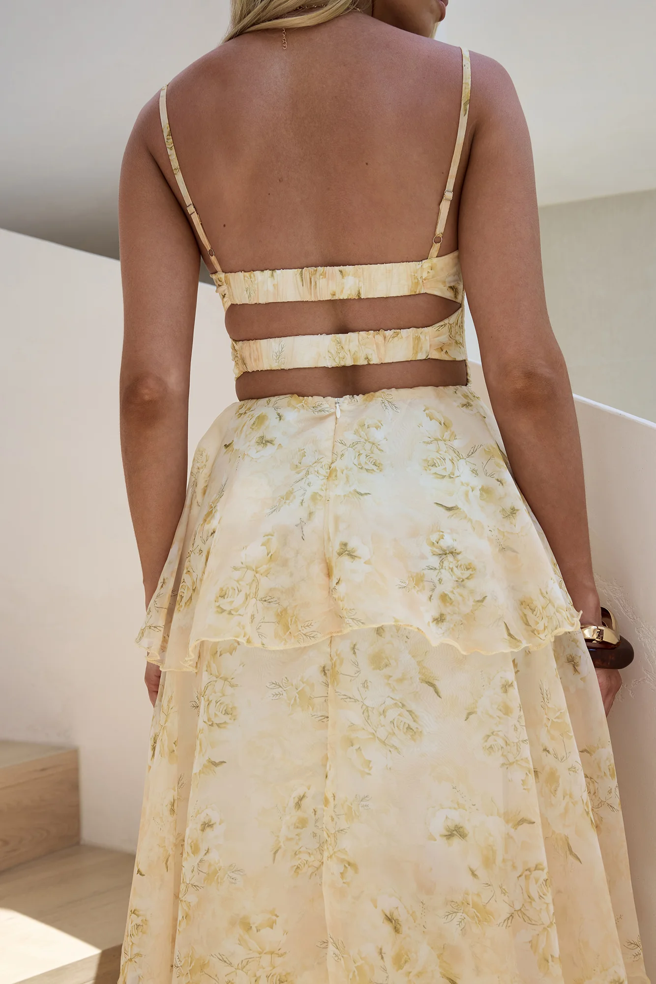 Shining Suns Maxi Dress Yellow - luluinthesky