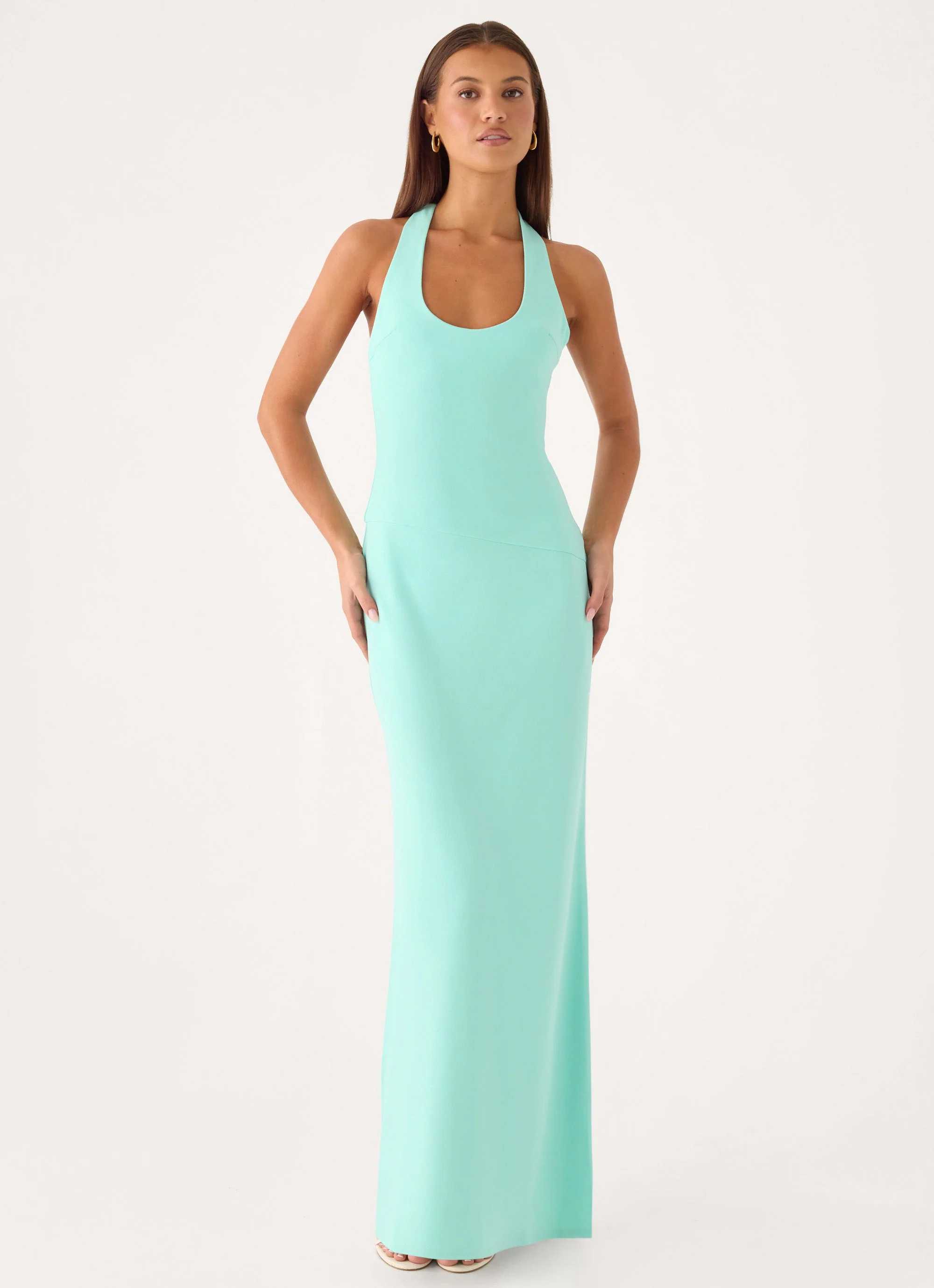 Nardin Maxi Dress - Mint - luluinthesky