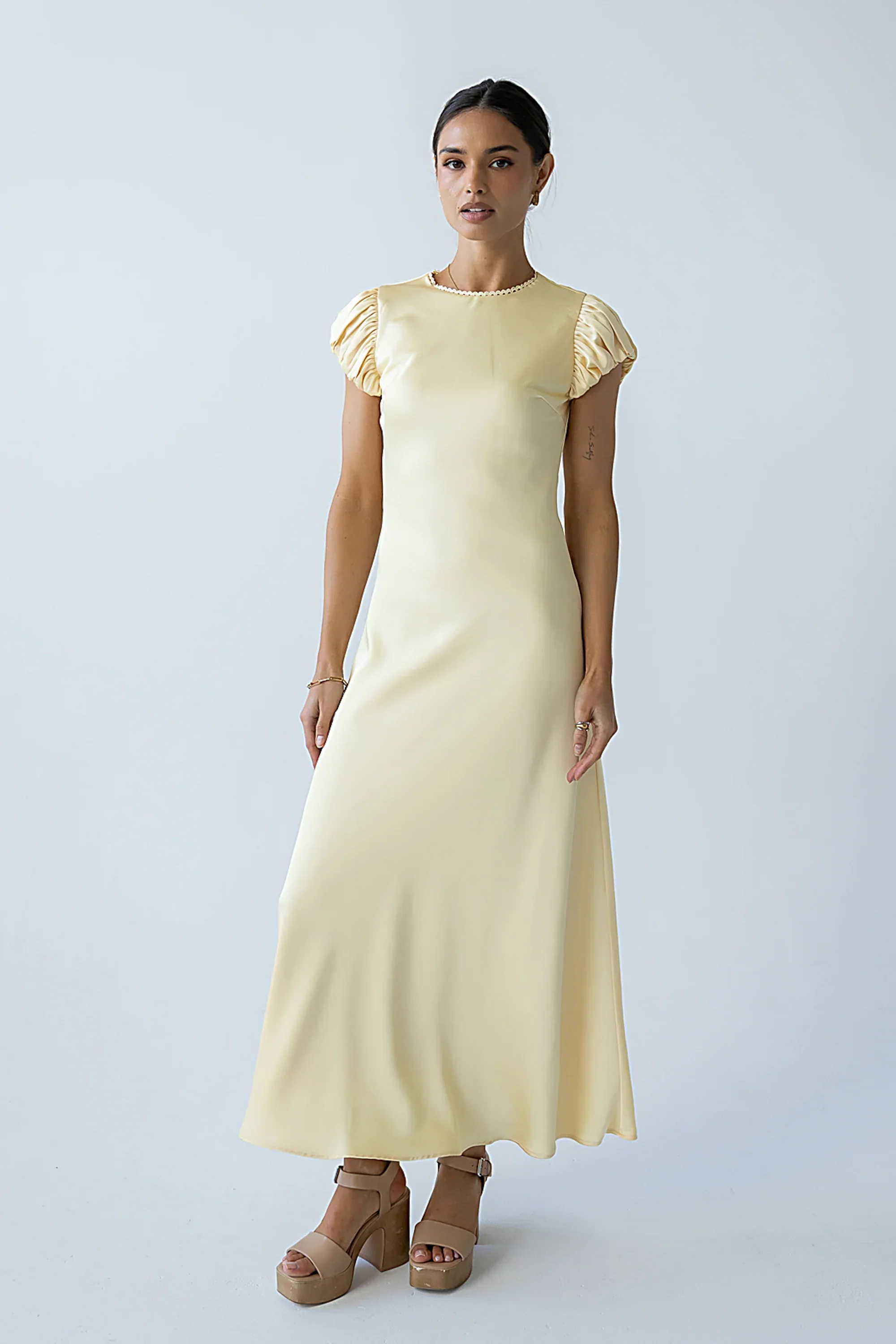 Ellianna Maxi Dress in Yellow