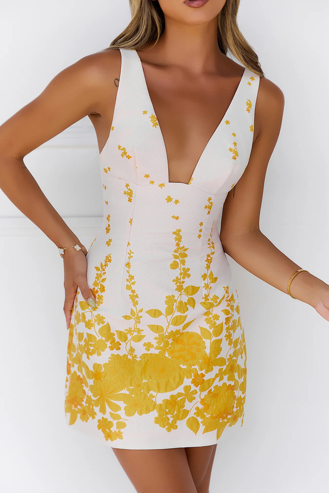 Passionflower Mini Dress Pink