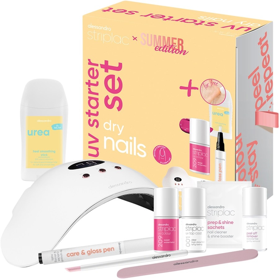 Alessandro Striplac UV Colour UV Starter Set Dry Nails Summer Edition