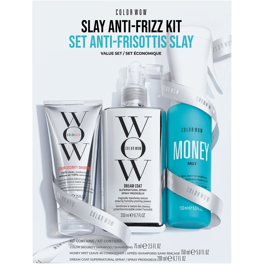 COLOR WOW Szampon Zestaw Slay Anti-Frizz