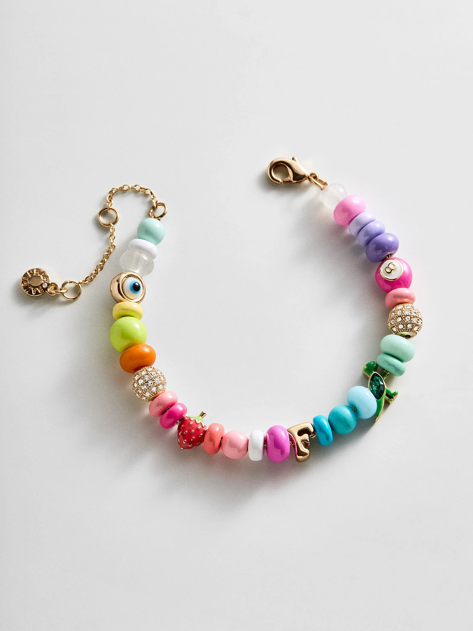 Beaded Custom Charm Bracelet - Multi Beaded Bracelet