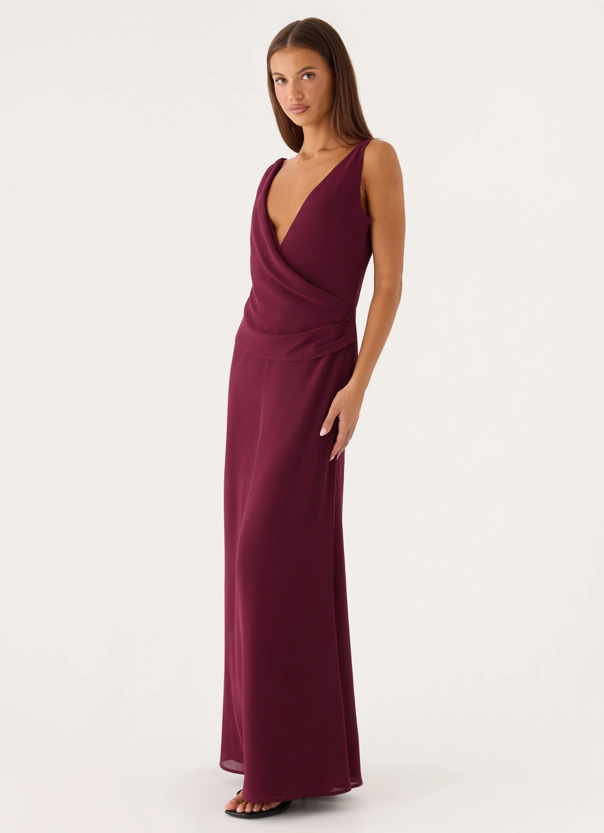 Sunset Edit Maxi Dress - Berry Kiss