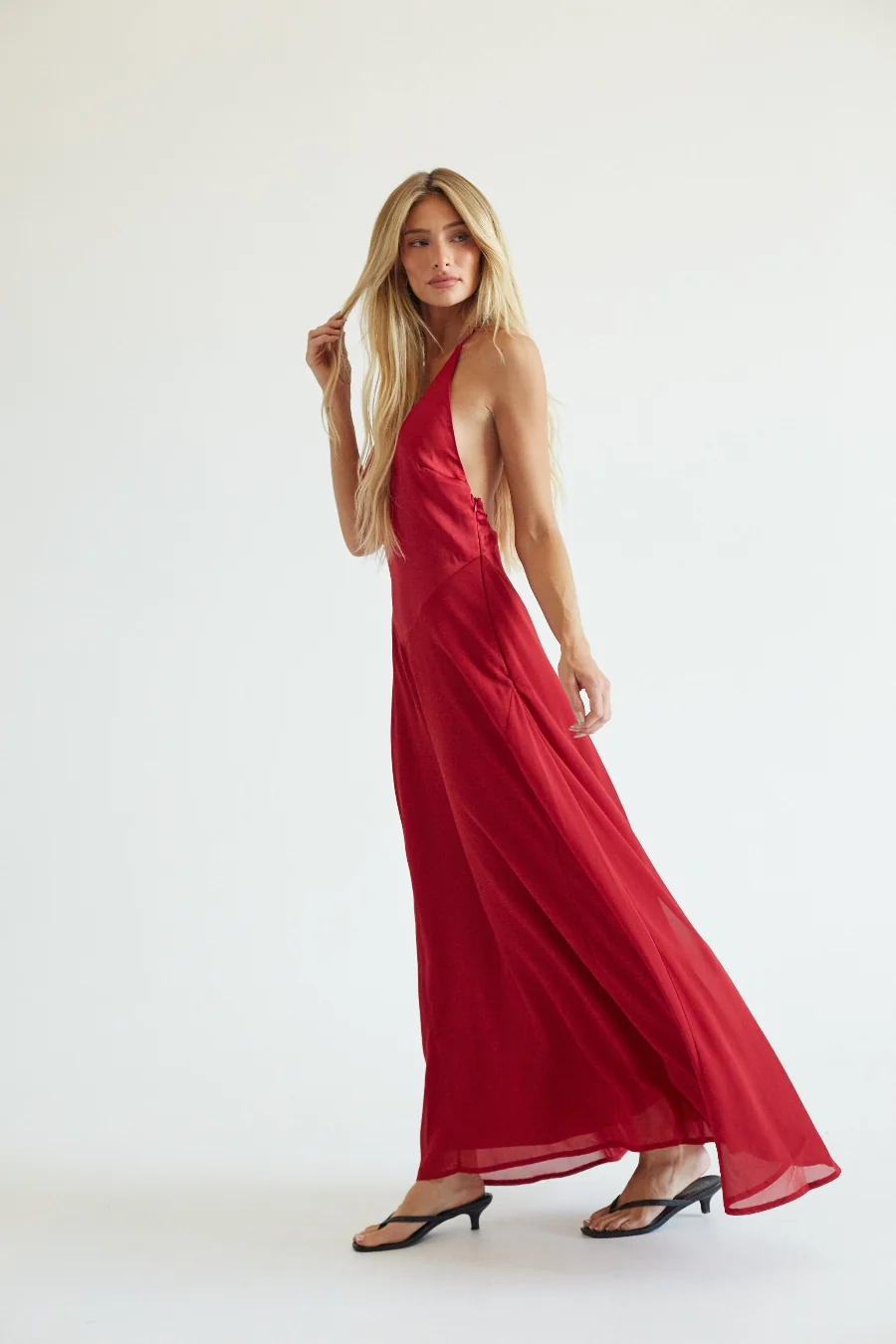 Renata Contrast Maxi Dress