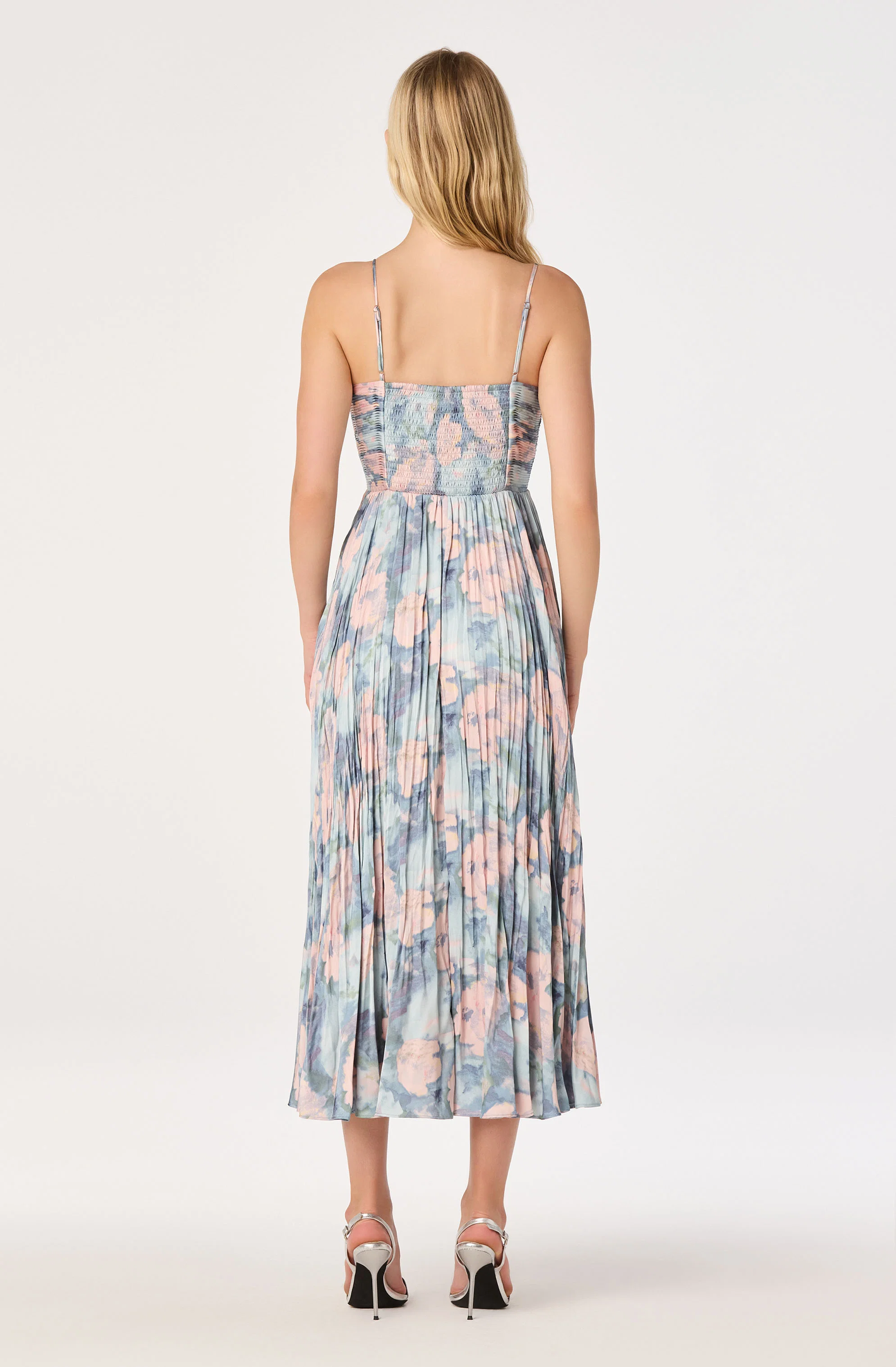 Maeve Pleated Midi Dress