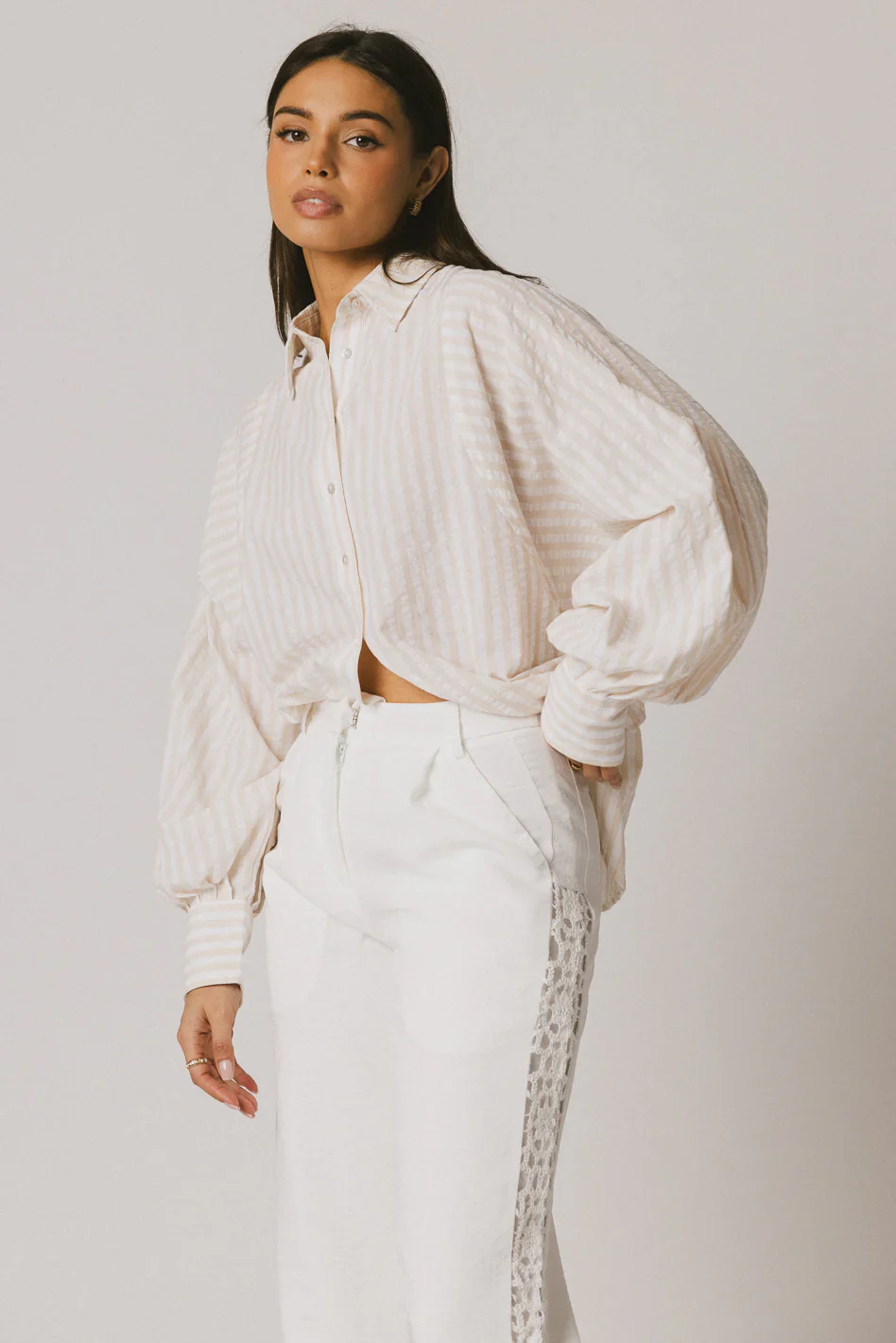 Winifred Button Up in Natural