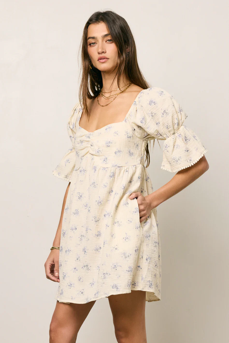 Ella Floral Mini Dress