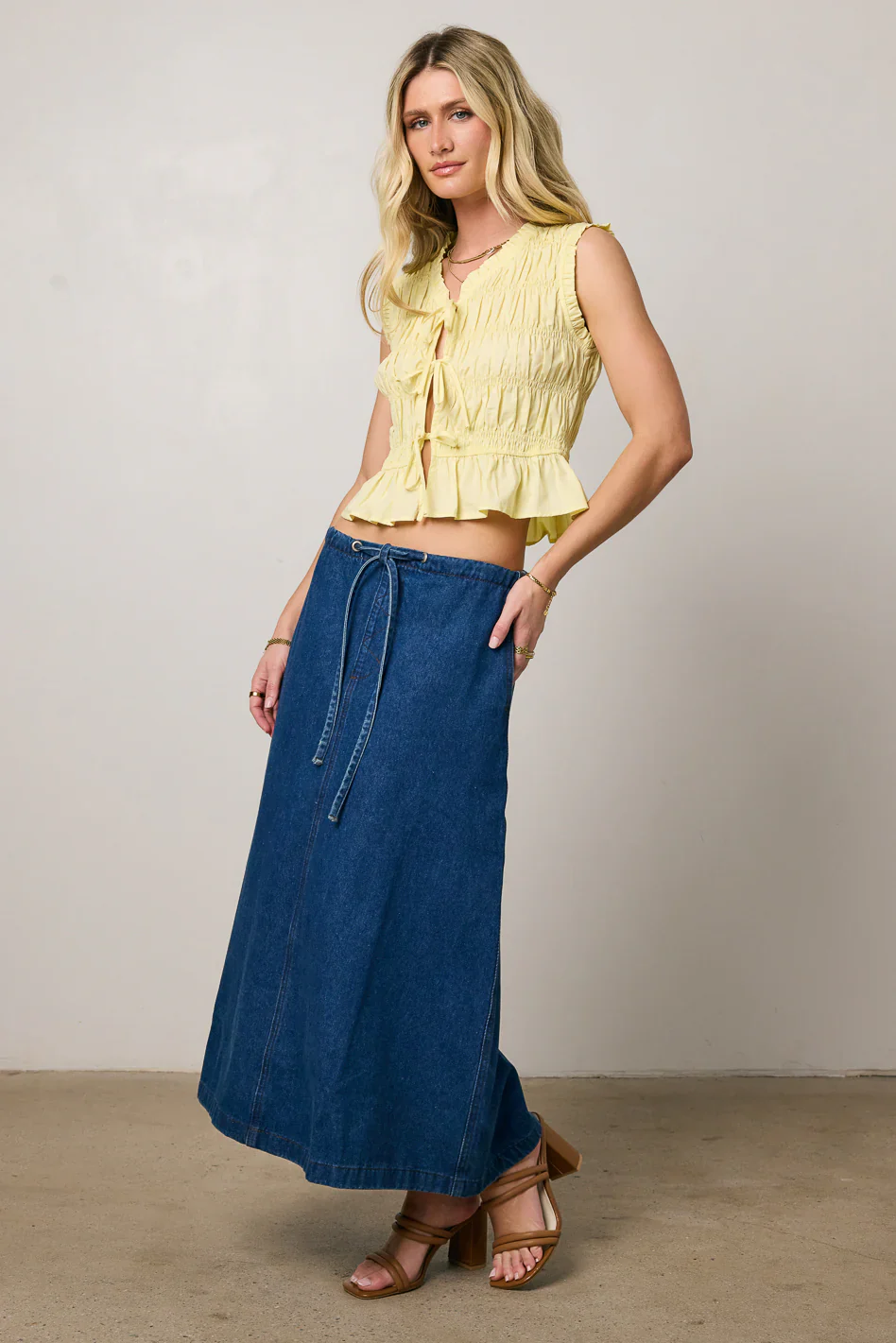 Georgina Smocked Blouse