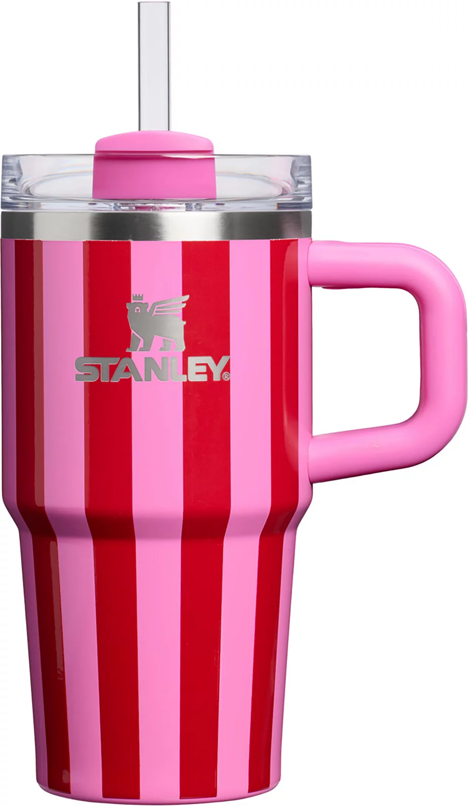 Stanley 20 oz. Quencher H2.0 FlowState Tumbler - Holiday - Popsicle Peppermint Stripe