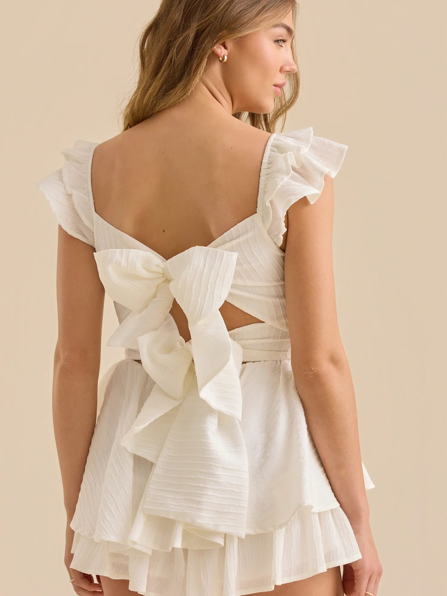 Lola Ribbed Crossover Romper