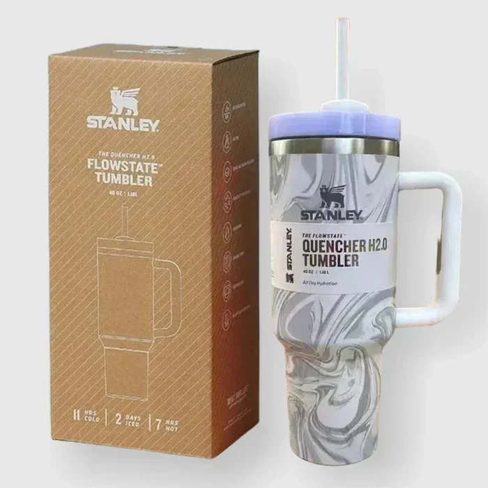 Stanley 30 oz. Quencher H2.0 FlowState Tumbler, Polar Swirl