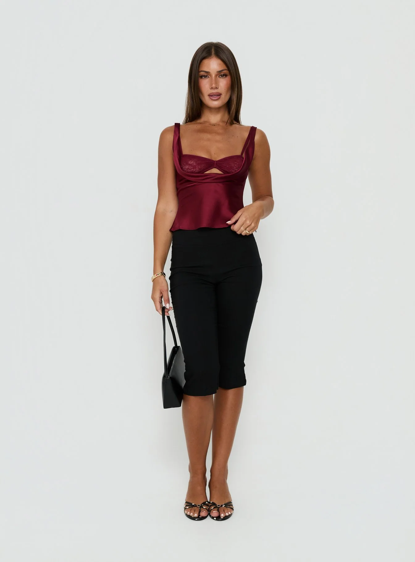 Delilah Top Burgundy