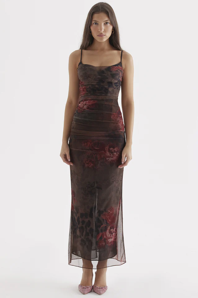 Nalini Printed Midi Dress