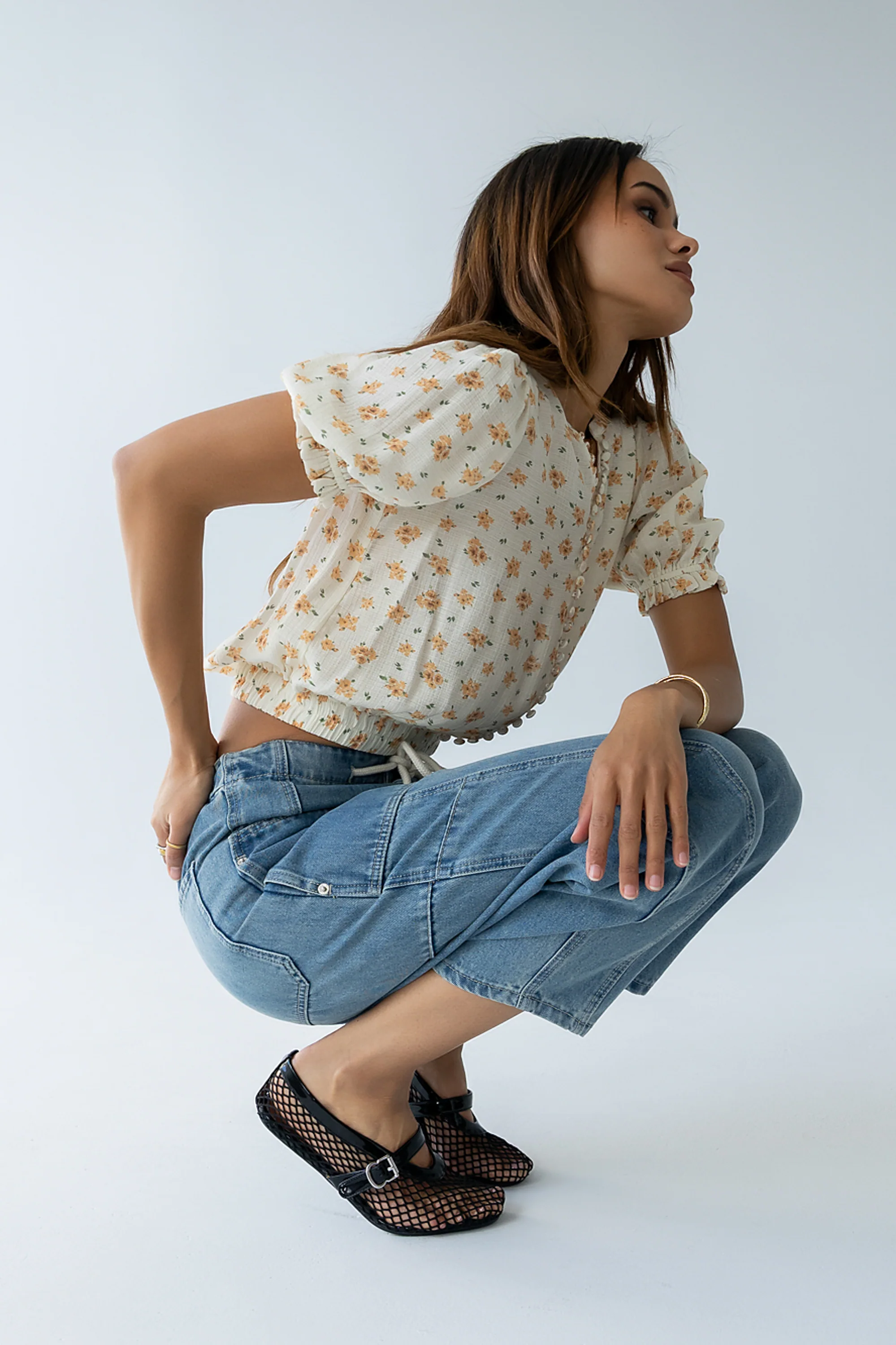 Freda Floral Blouse - FINAL SALE