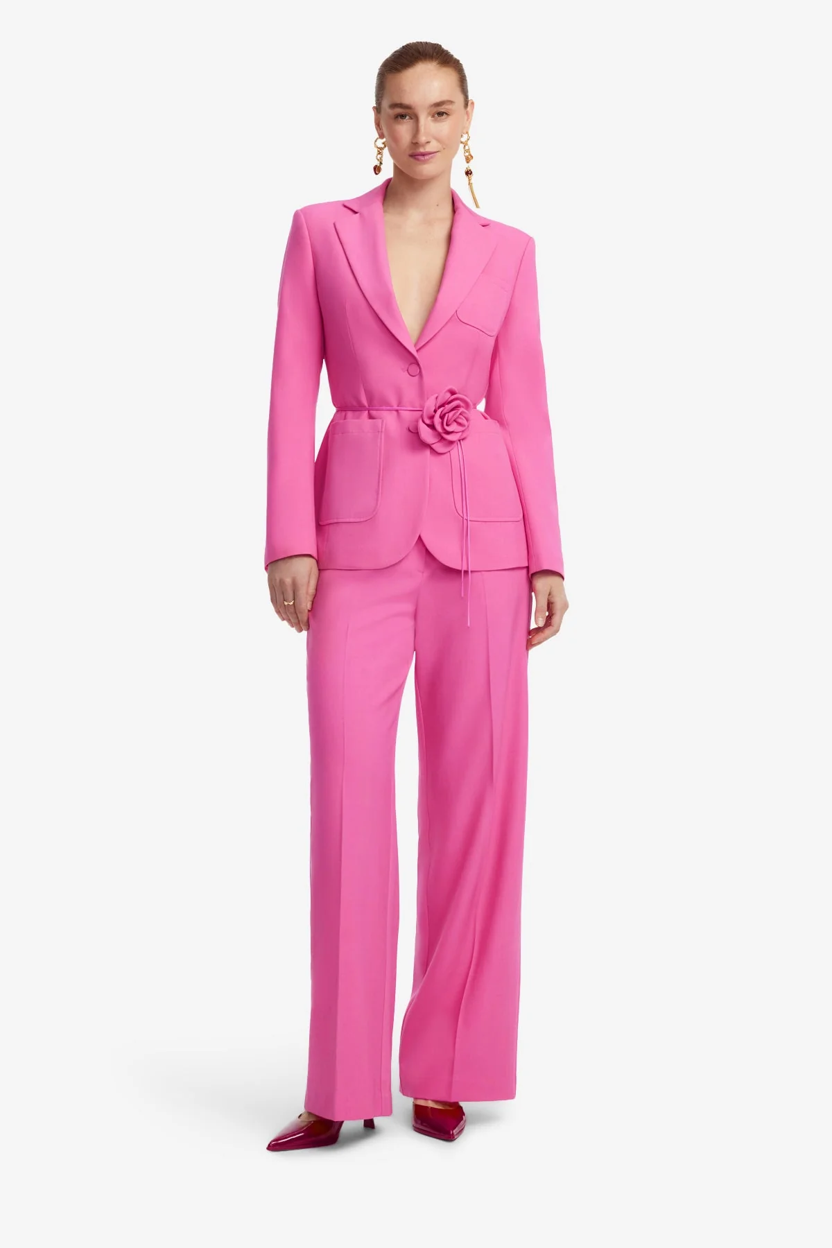 Vesper Fitted Blazer - Fuchsia