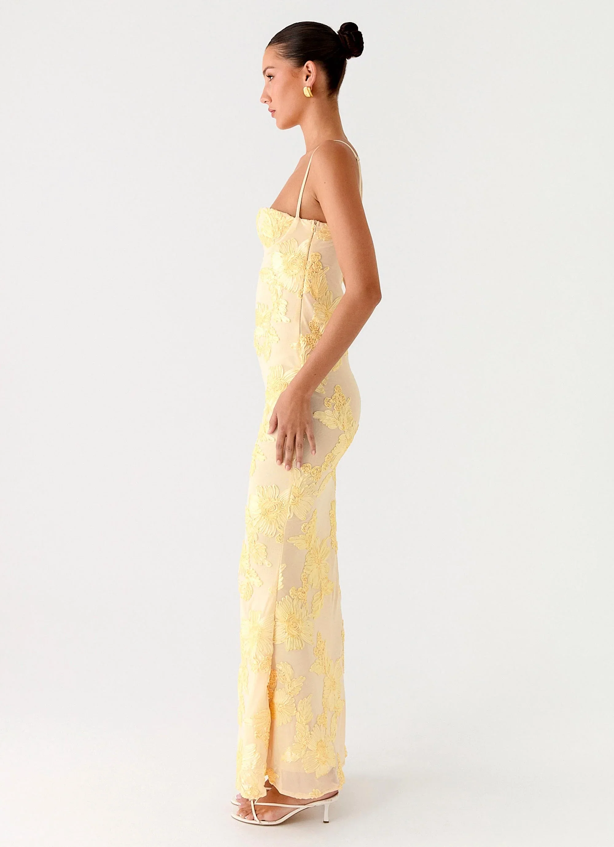 That Girl Maxi Dress - Lemon - luluinthesky