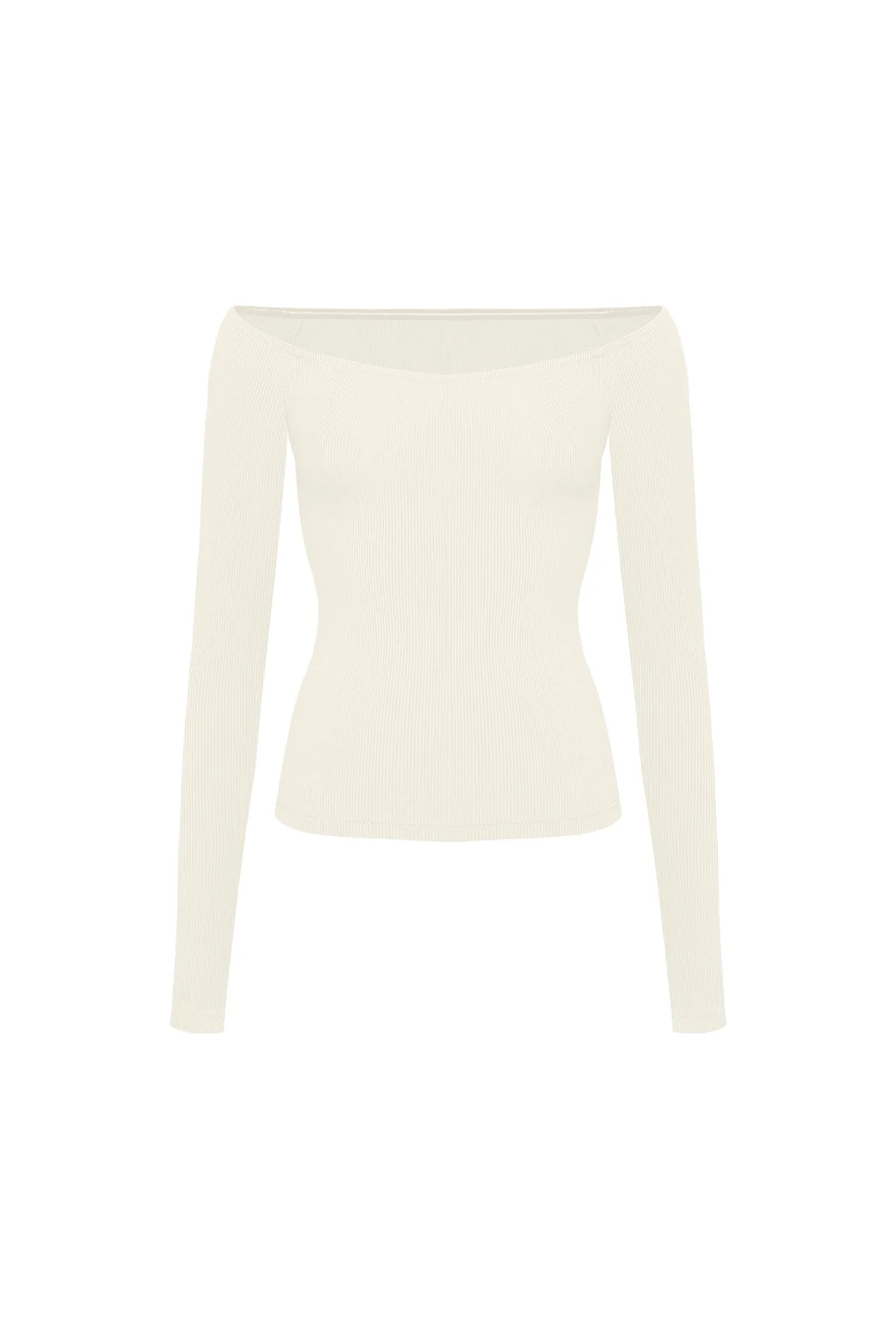 Sculpt Off-Shoulder Top