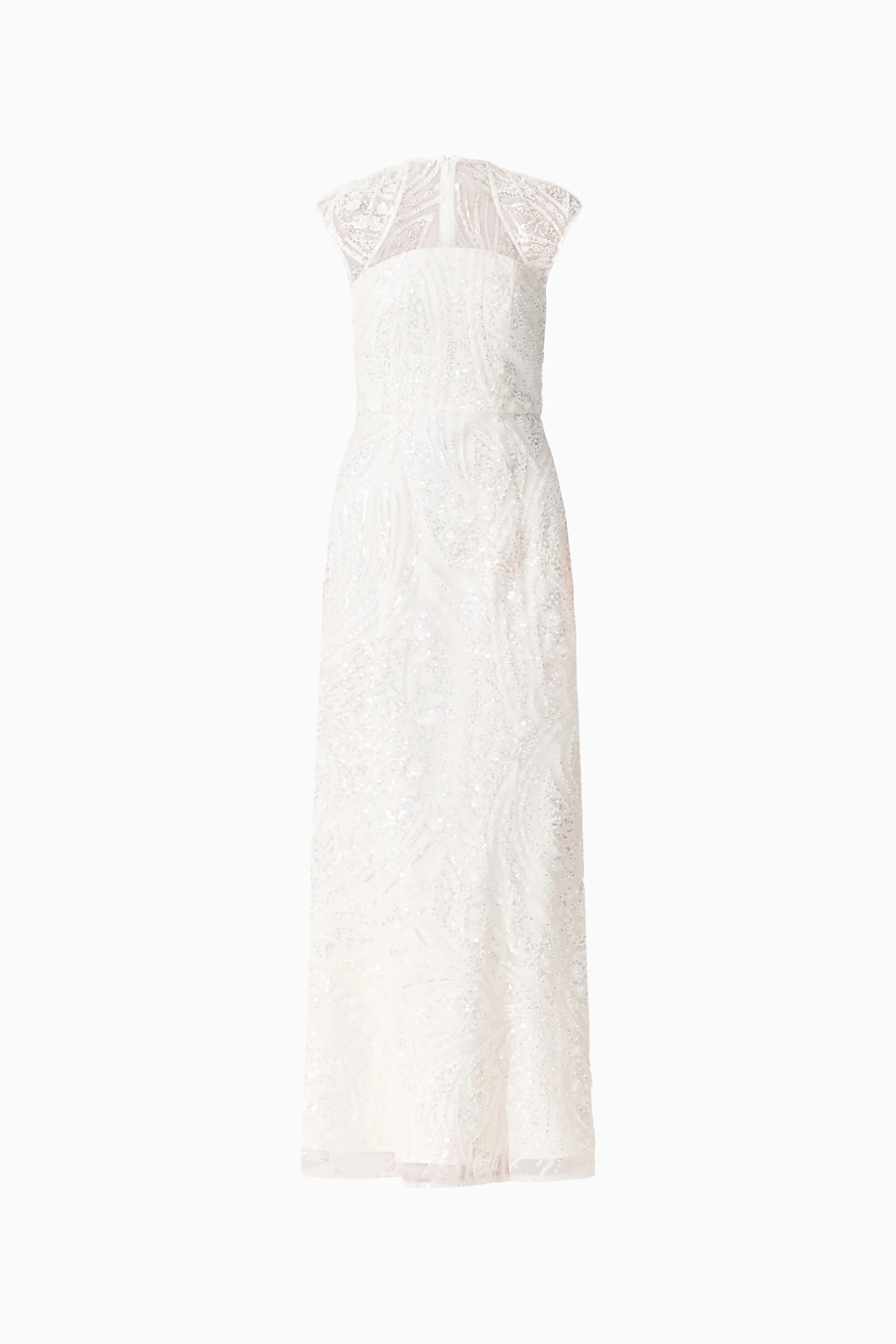 Daelia Embellished Gown White