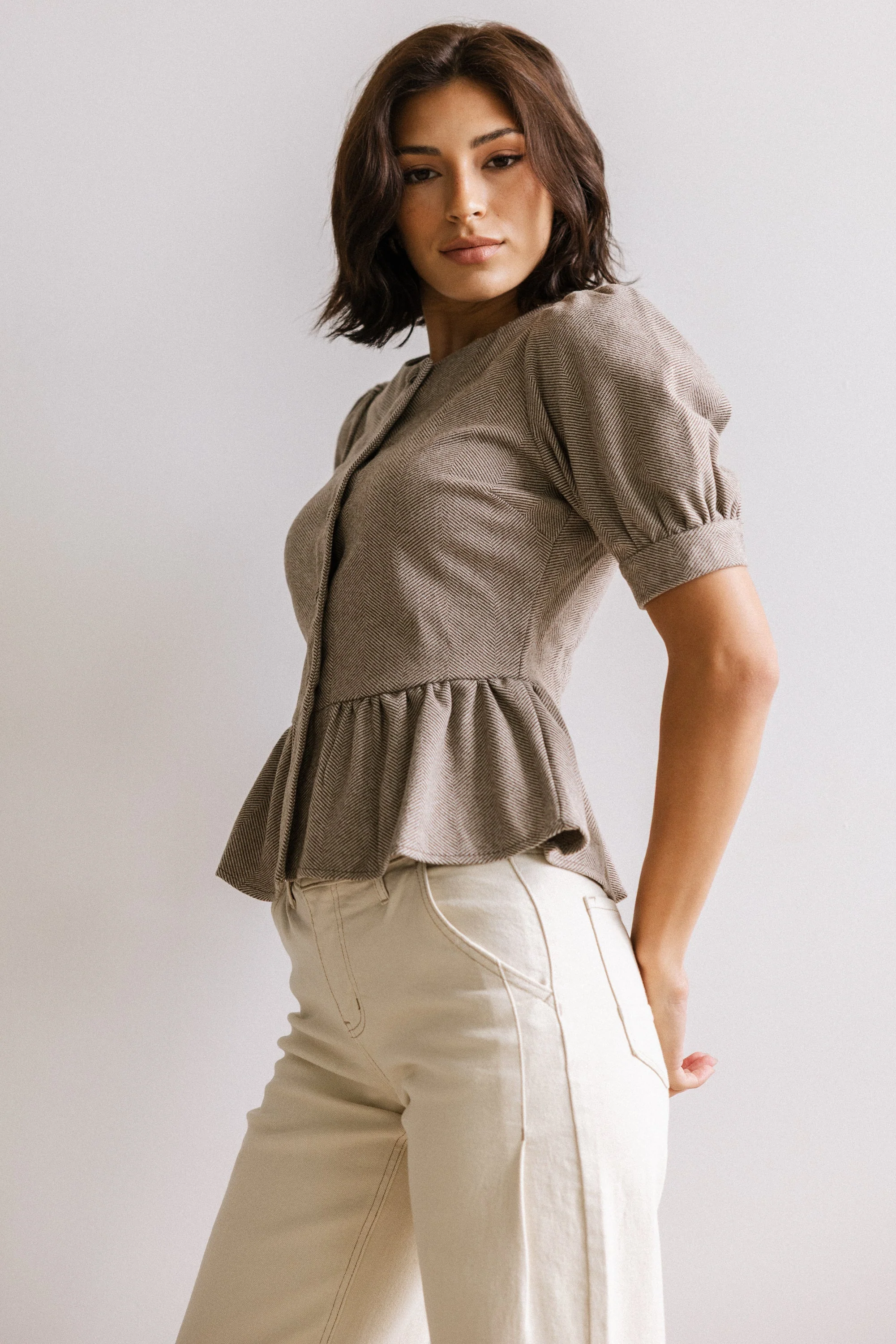 Tisha Peplum Blouse