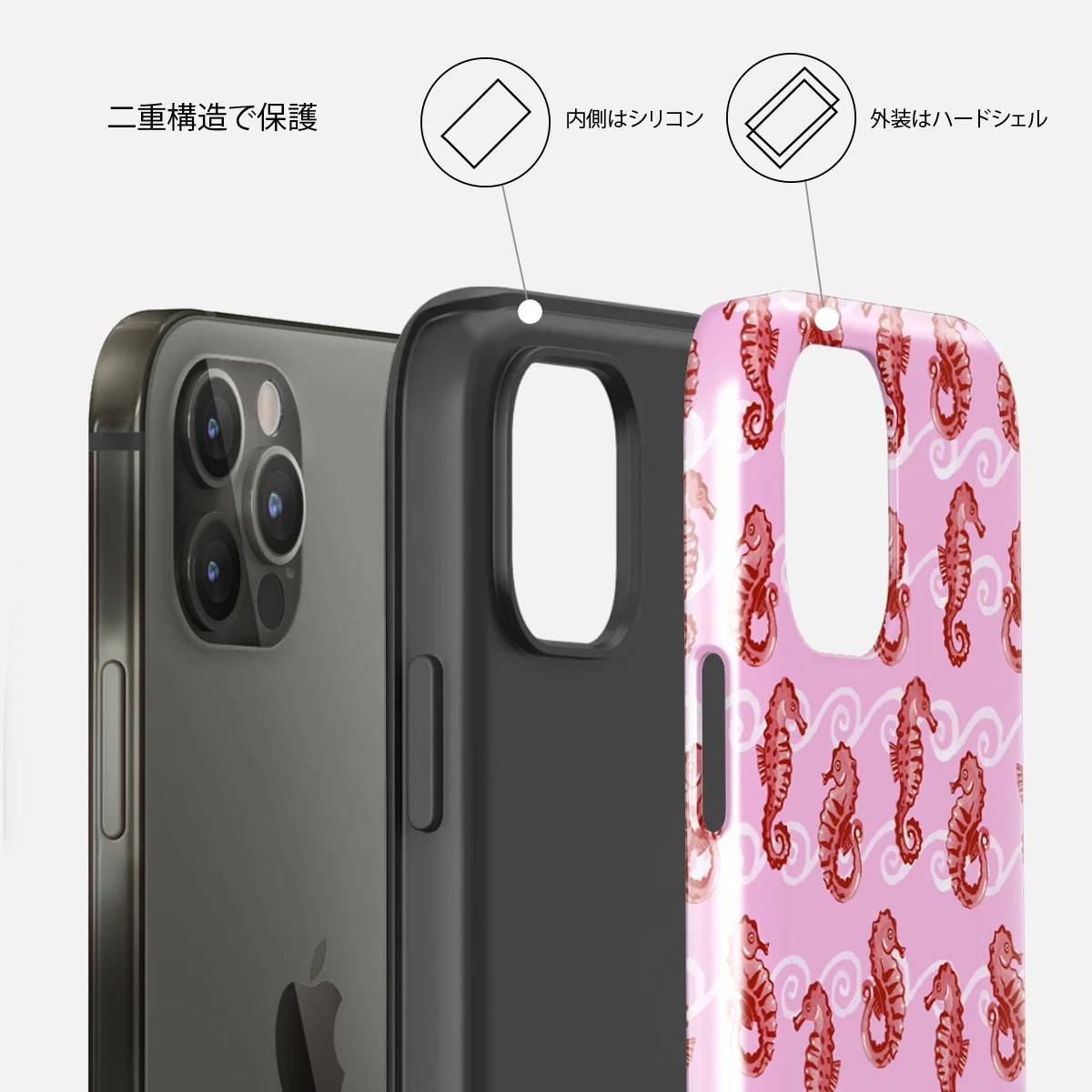 Coral Reef - iPhone 12 Pro ケース