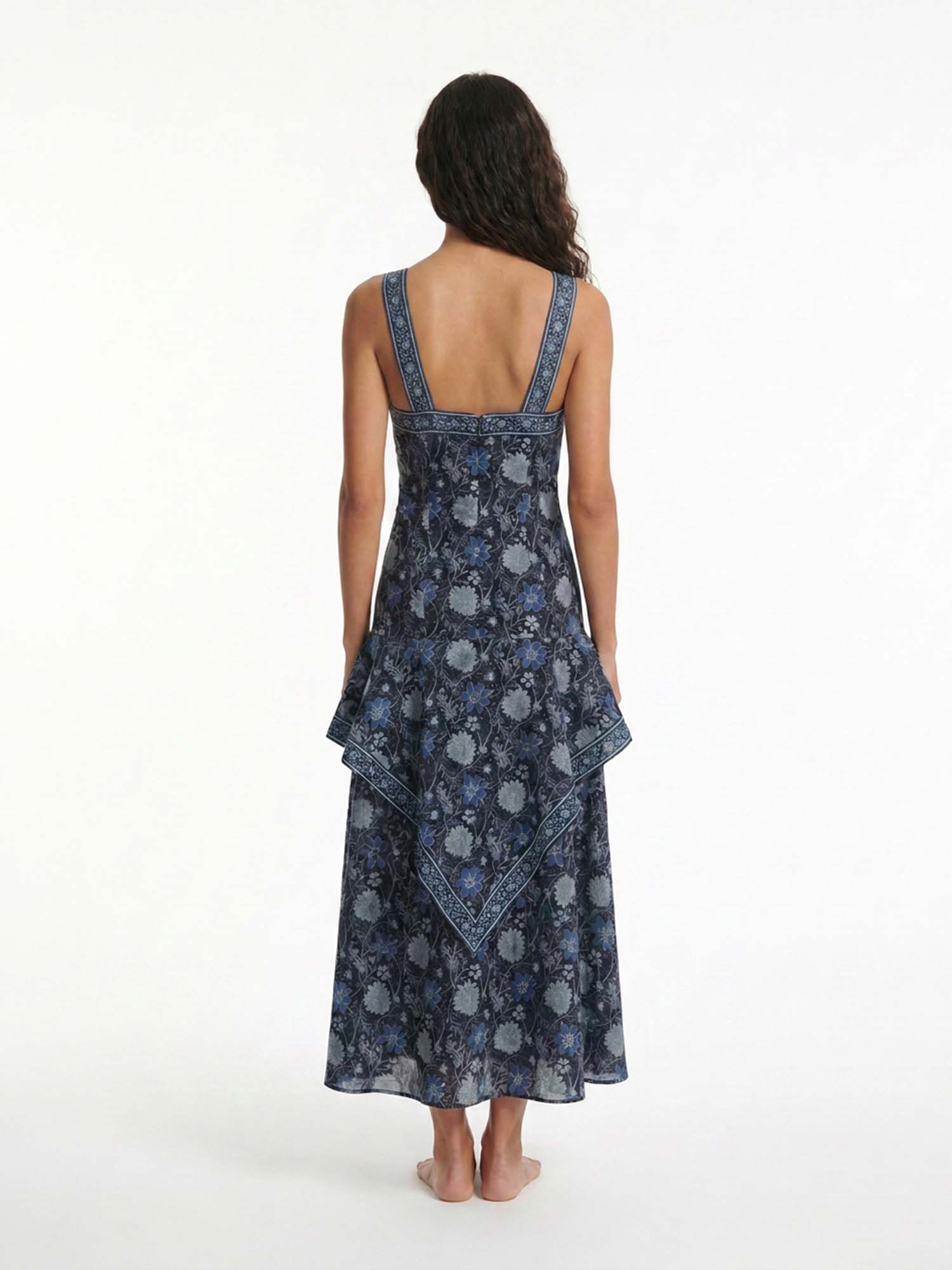 Cross Bloom Maxi Dress