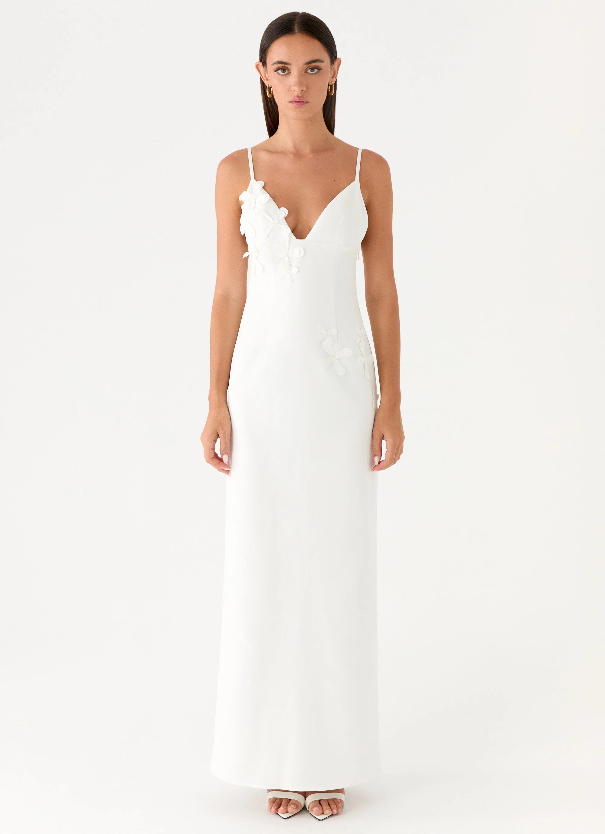 Lyris Maxi Dress - White