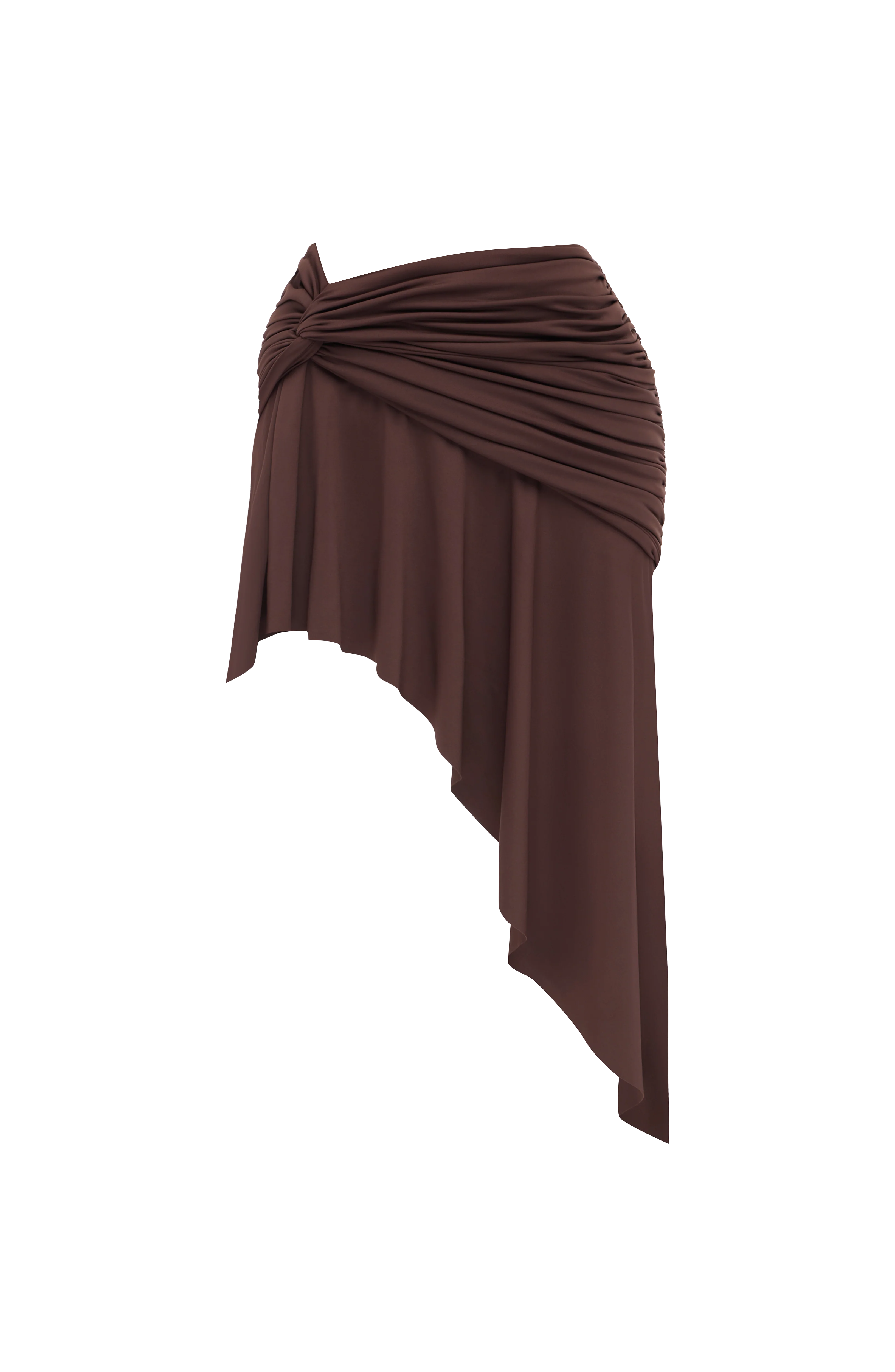 Alto Mini Skirt - Plum Brown