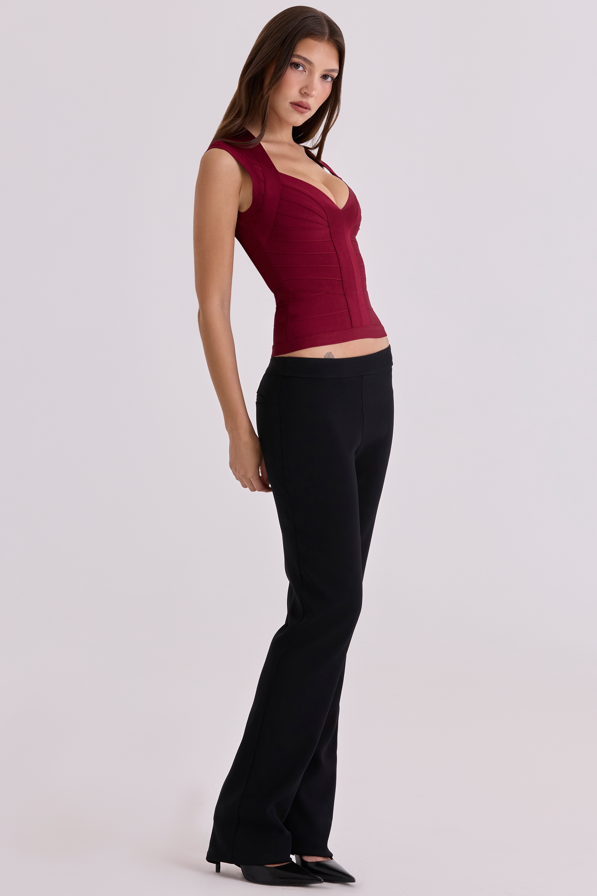 Wine Bandage Top