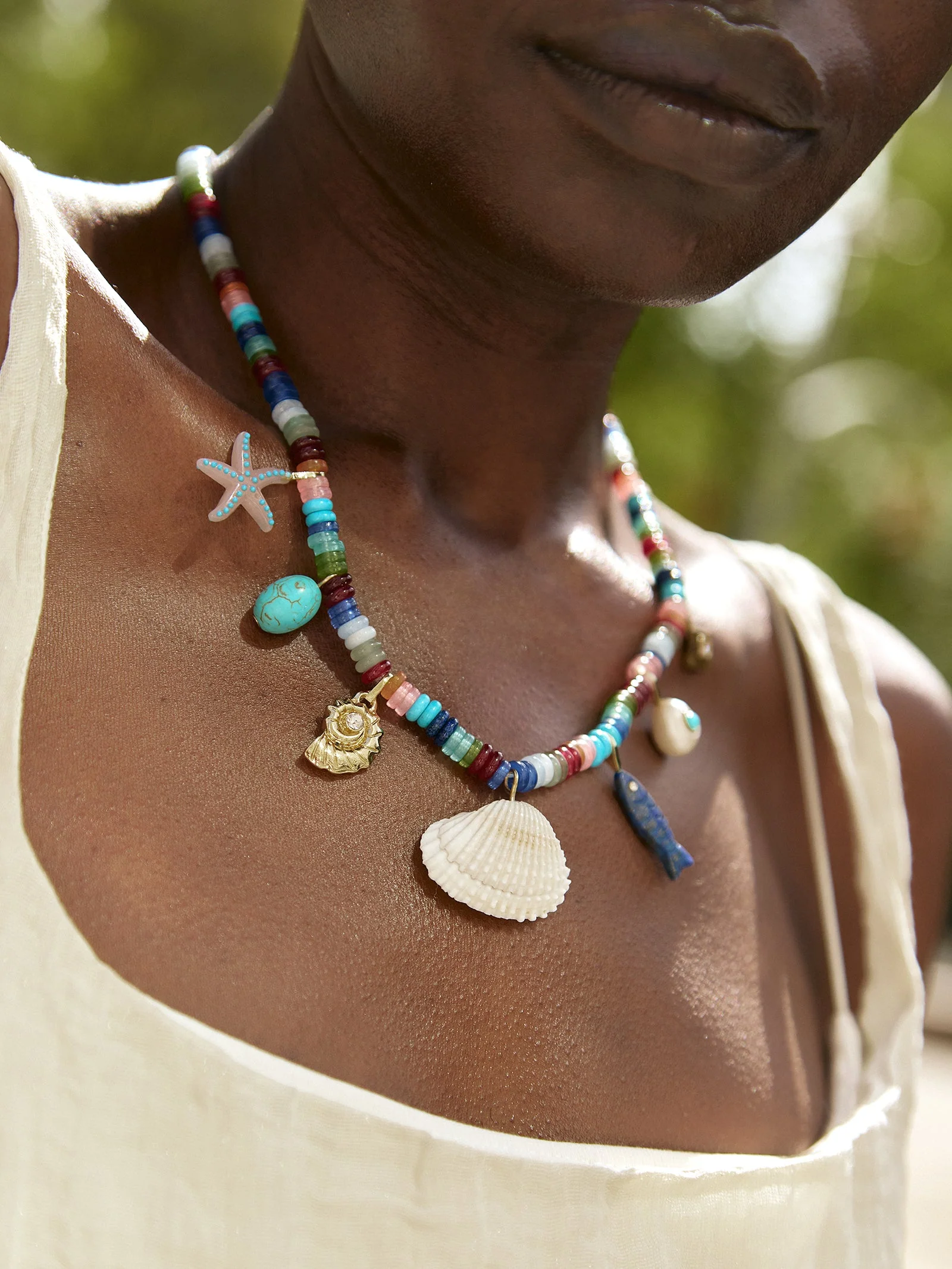 Maui Charm Necklace - Multi