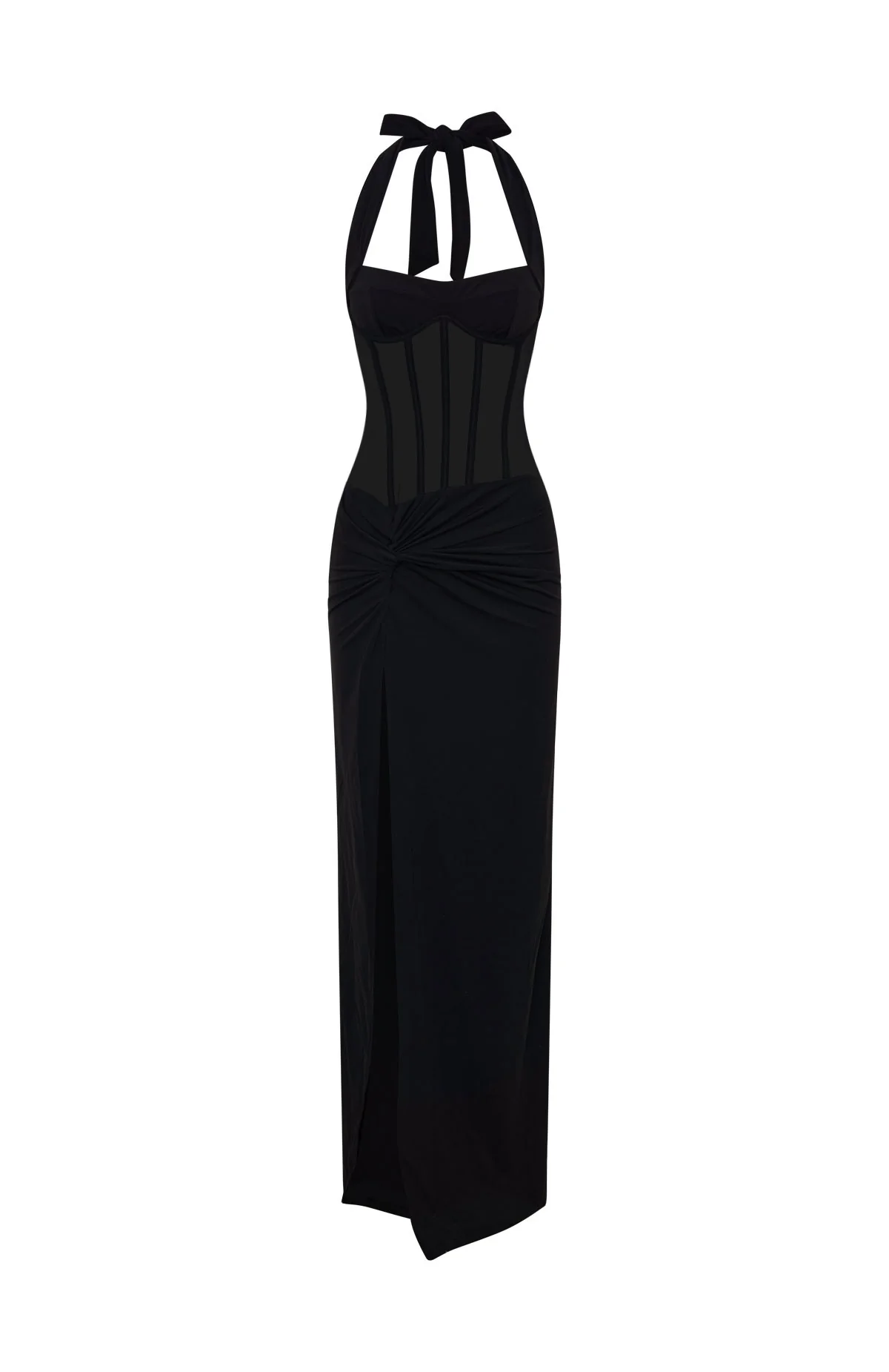 Champagne Promises Maxi Dress Black