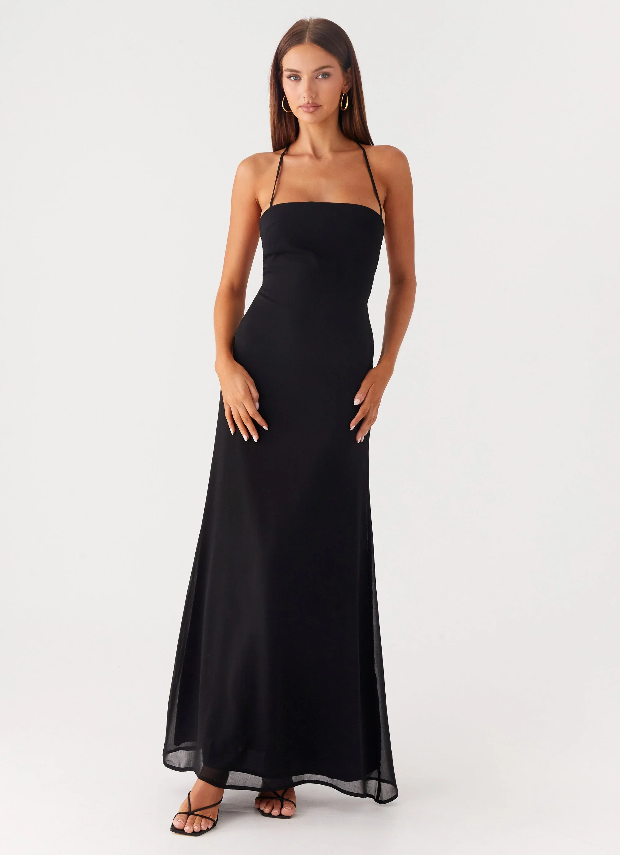 Peggy Maxi Dress - Black