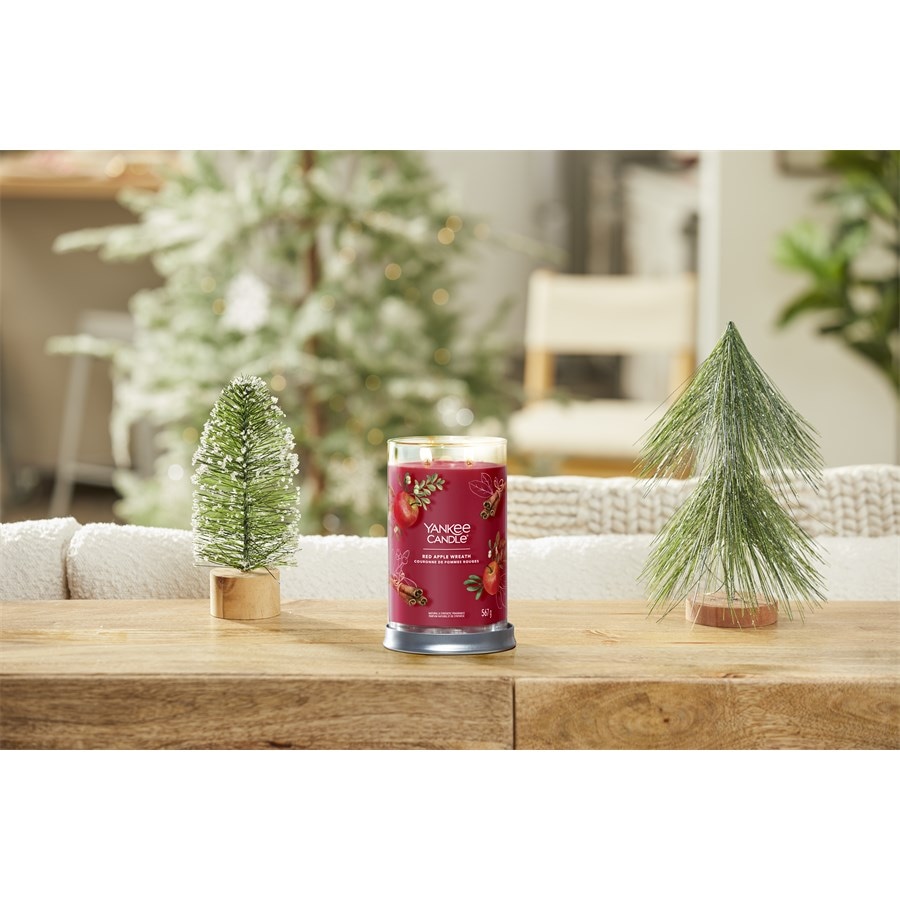 Yankee Candle Tumbler Red Apple Wreath