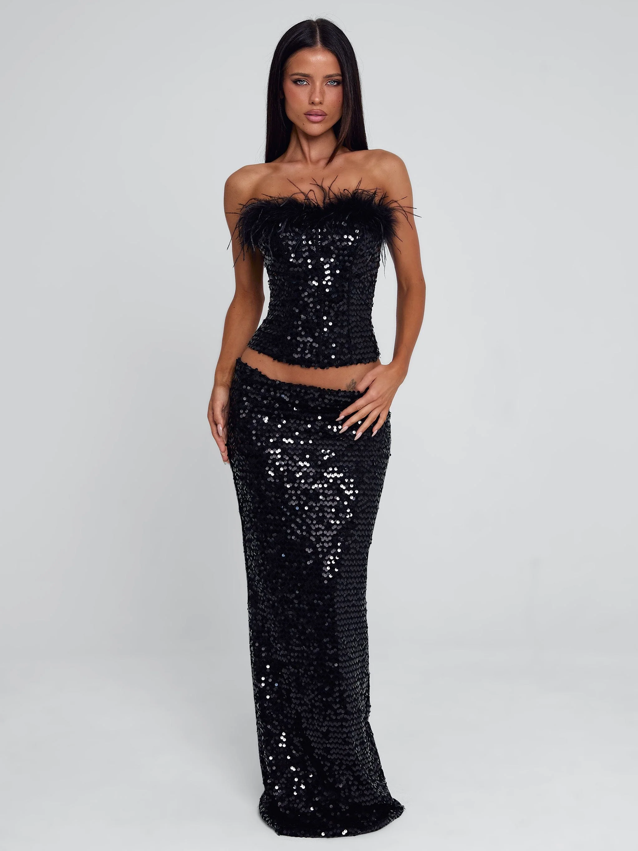Nui Maxi Skirt Black