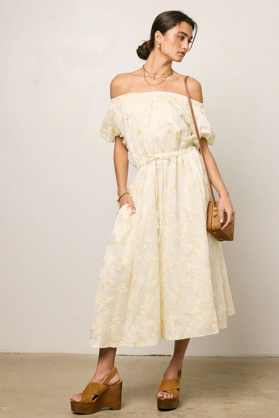 Carol Floral Midi Dress