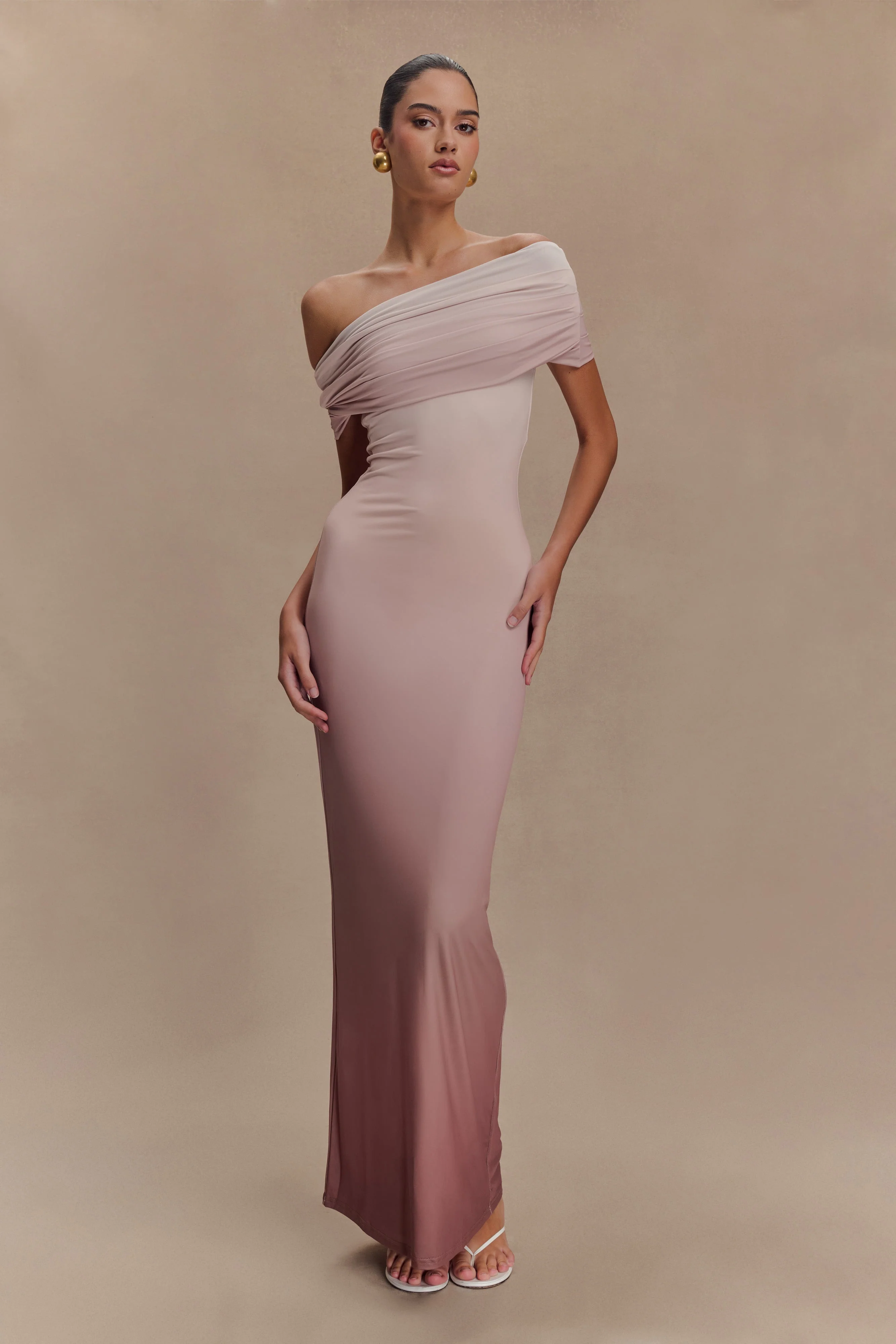 Cassandra-Off-Shoulder-Slinky-Maxi-Dress-Neutral-Ombre