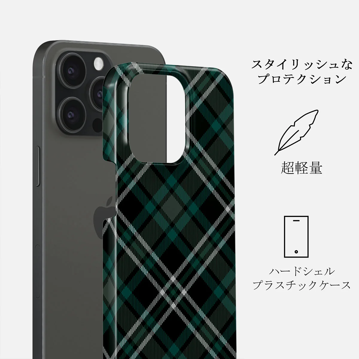 Mint Cookie - iPhone 15 Pro ケース